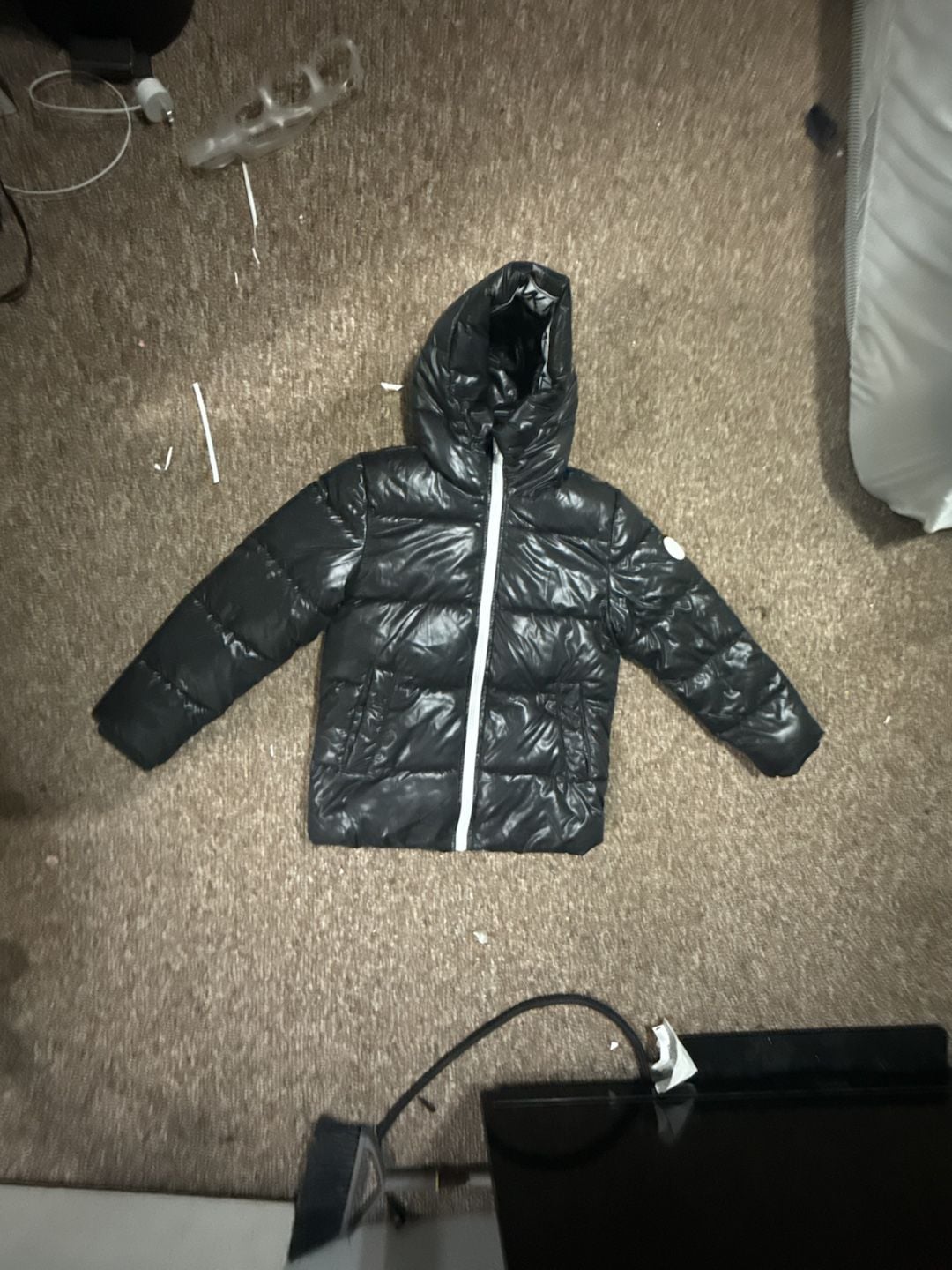 Michael Kors Kids Black Puffer Jacket Size 14/16 2