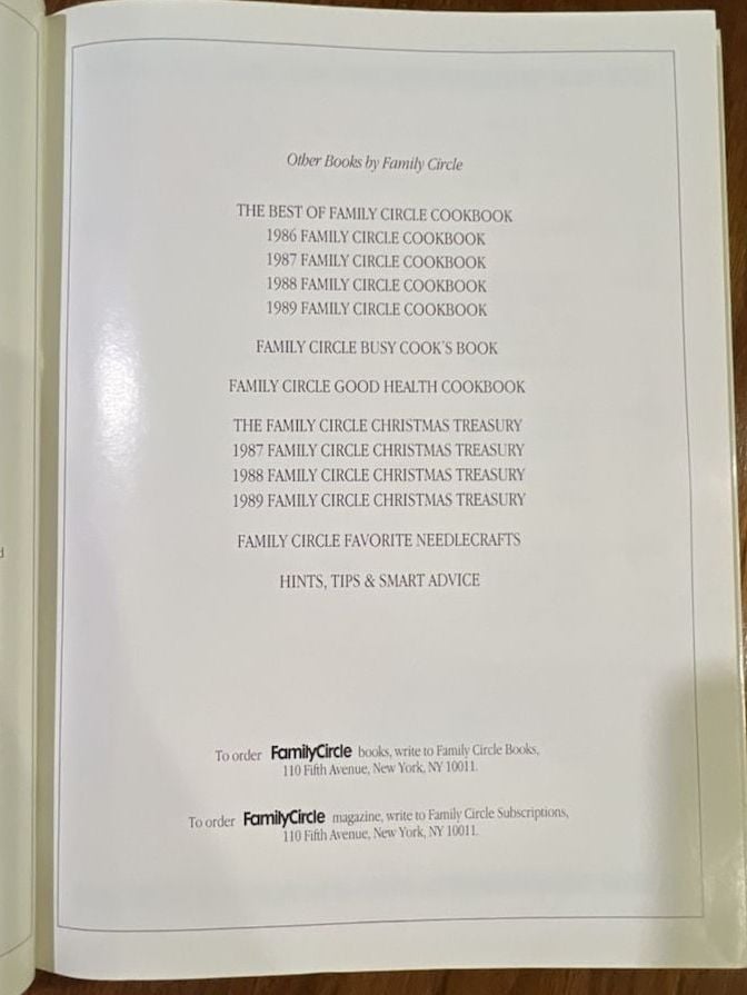 Family Circle Make It Country Hardcover Book 1989 6
