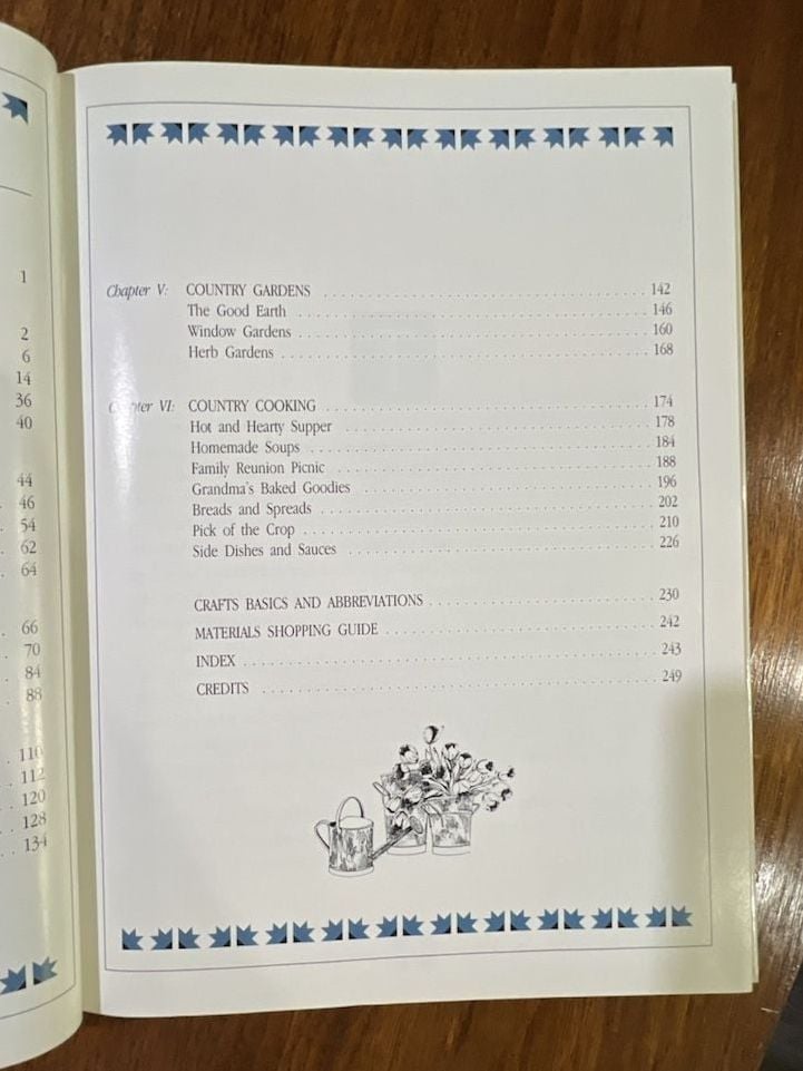 Family Circle Make It Country Hardcover Book 1989 8