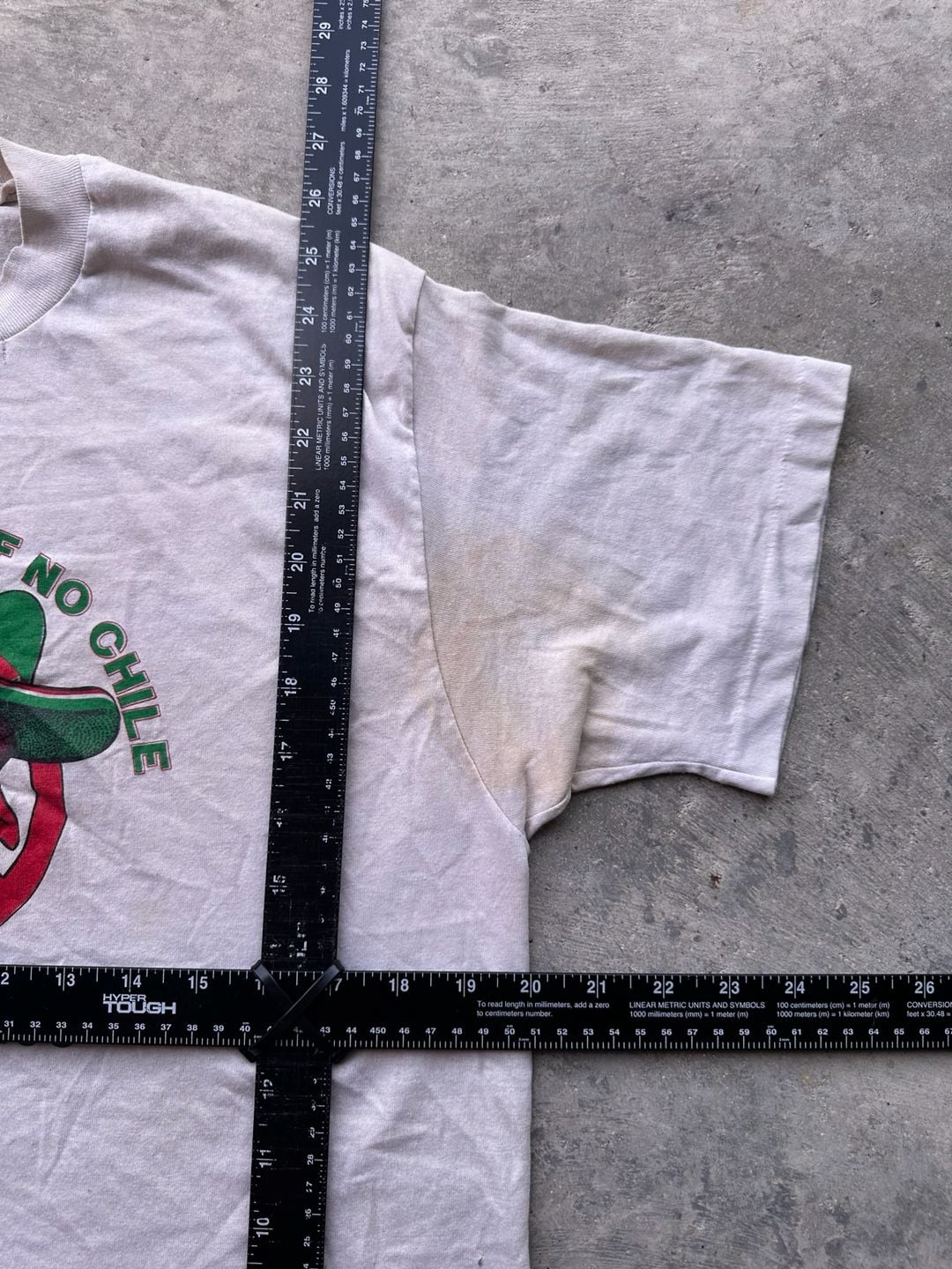 Vintage 90s I Ain't Afraid Of No Chile In New Mexico T-Shirt White Graphic Tee 8