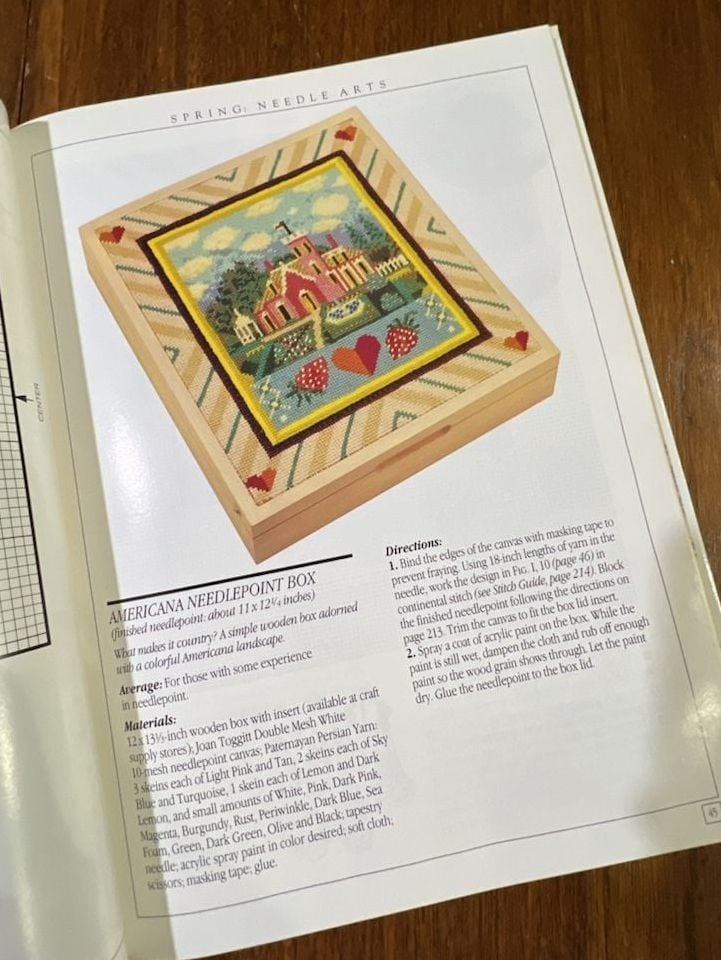 Family Circle Country Crafts Hardcover Book 1991 9