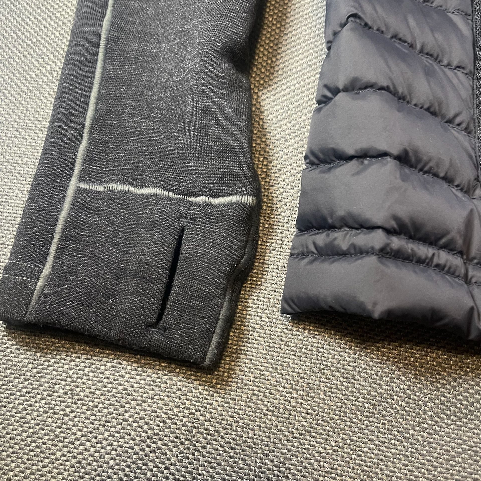 Kuhl Full Zip Jacket Size M Gray Hybrid Fleece Quilted Puffer 8