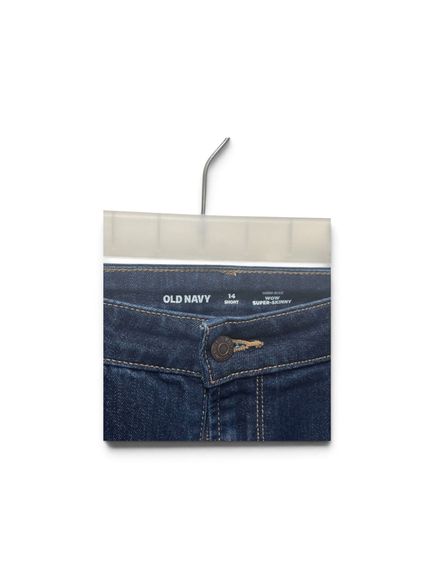 Old Navy High-Rise Wow Super-Skinny Dark Wash Jeans 6