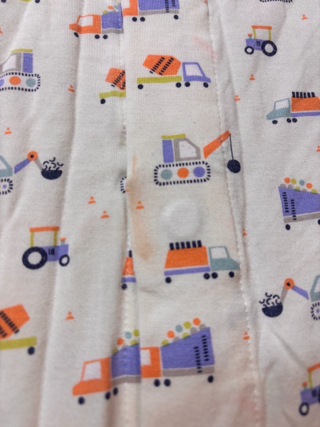 Magnetic Me Construction Trucks Footie Size 12-18 Months 11
