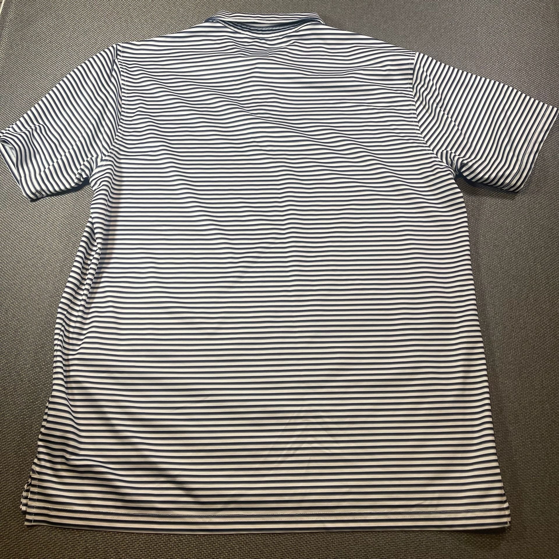 Antigua Houston Texans Skills Polo Size M Navy White Striped 8
