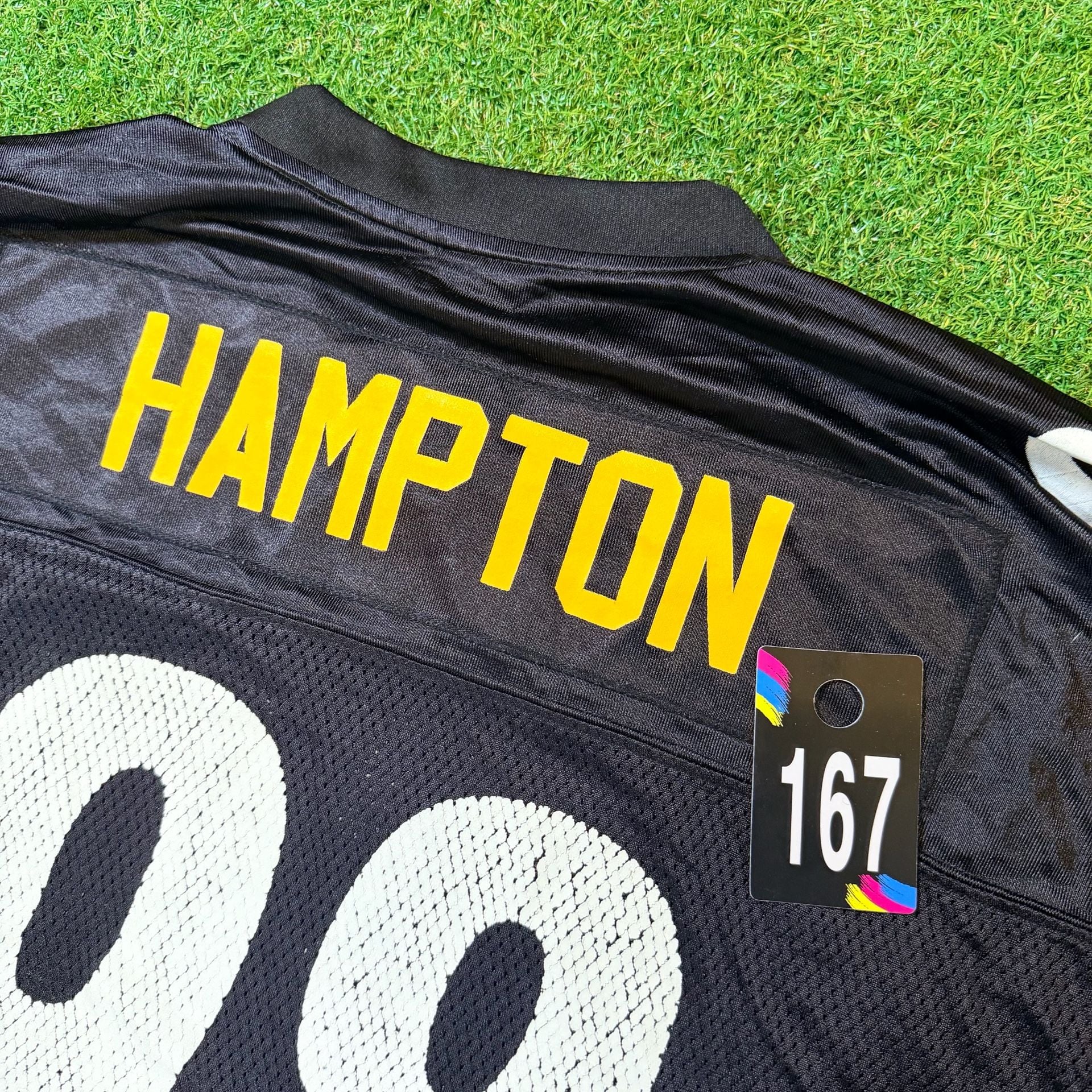 Reebok NFL Equipment Pittsburgh Steelers Casey Hampton Jersey Size 5XL Black 9