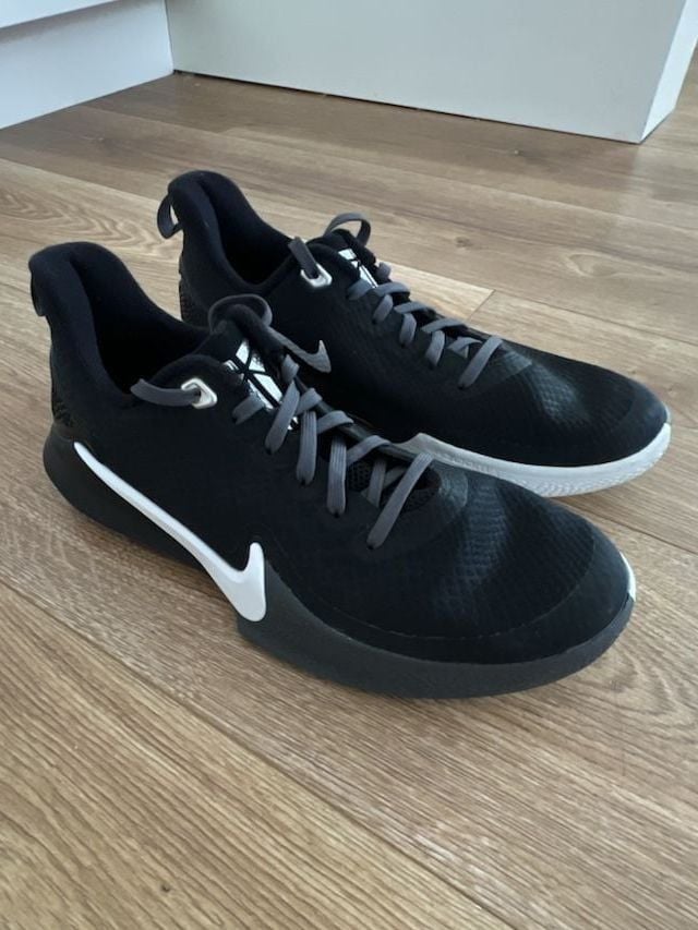 Nike Kobe Mamba Focus TB Black White Basketball Shoes Size 8 3