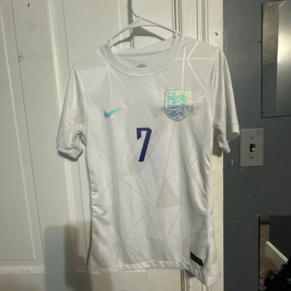 Nike England Beckham 7 Home Jersey Size S White