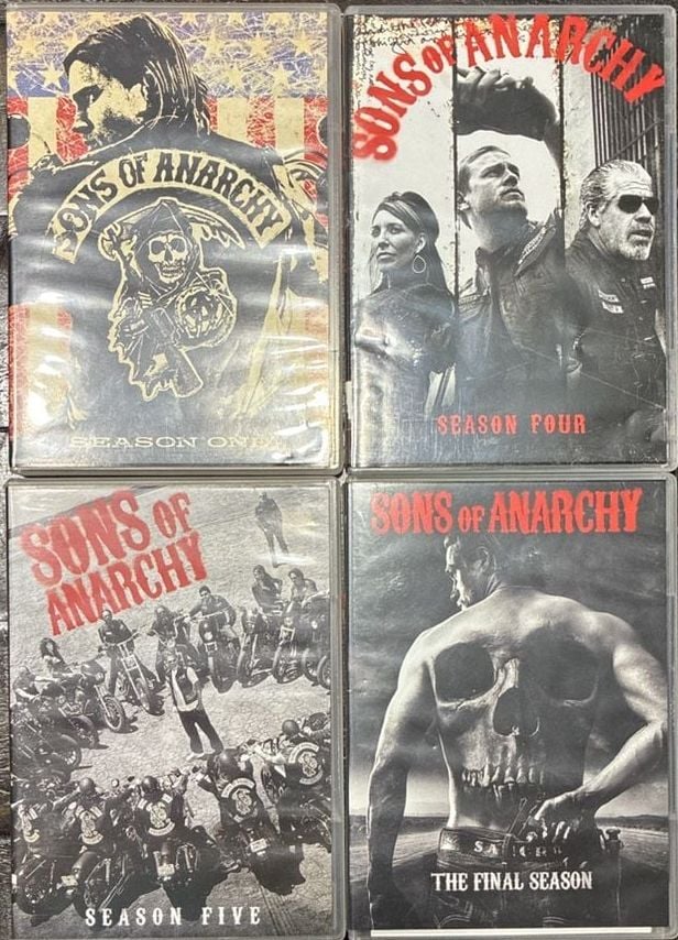 20th Century Fox Sons Of Anarchy Seasons 1, 4, 5 & The Final Season DVDs Lot 1