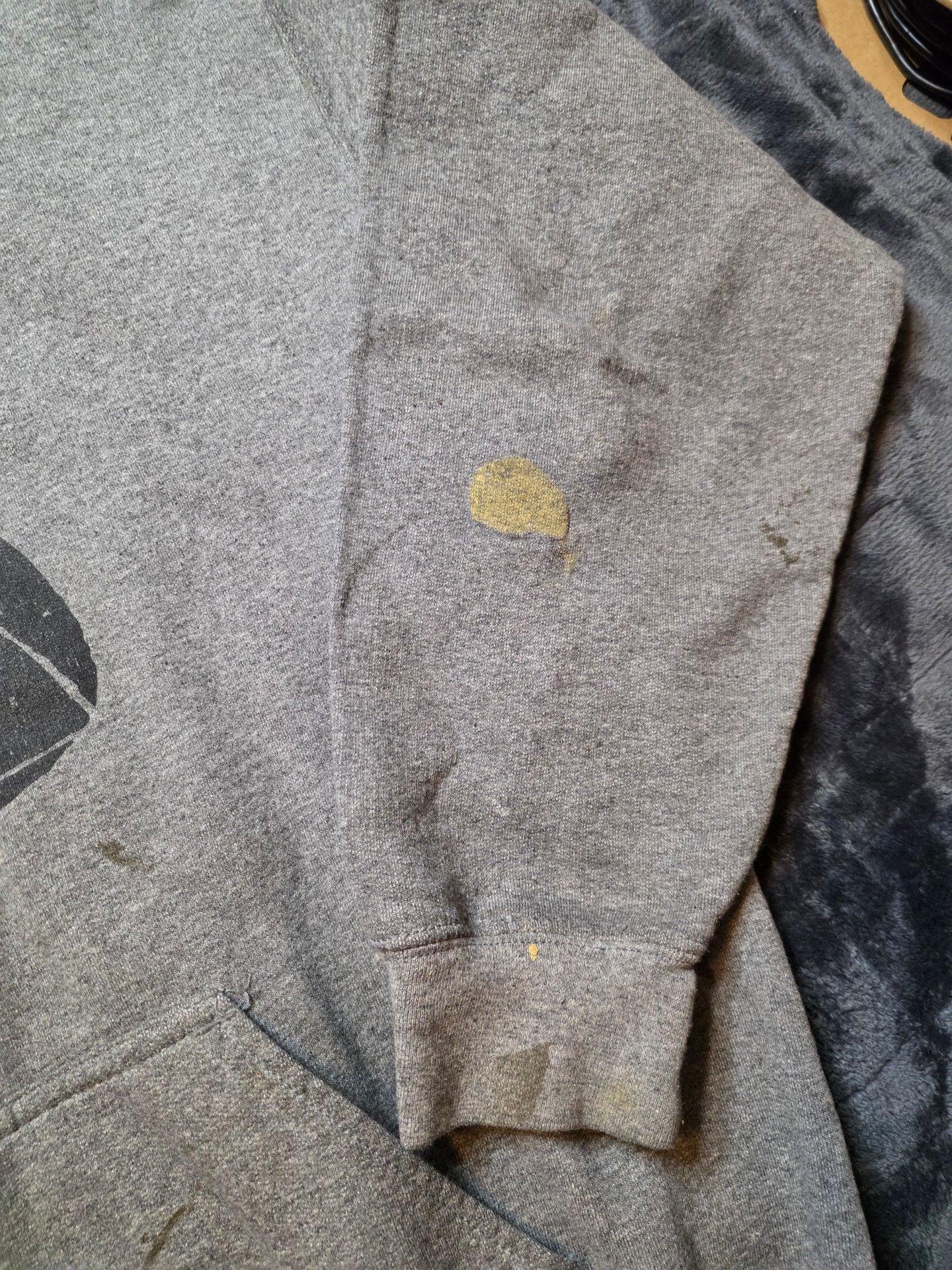 Old Chicago Gridiron Mini Tour 2017 Hoodie Gray Sweatshirt Large 4