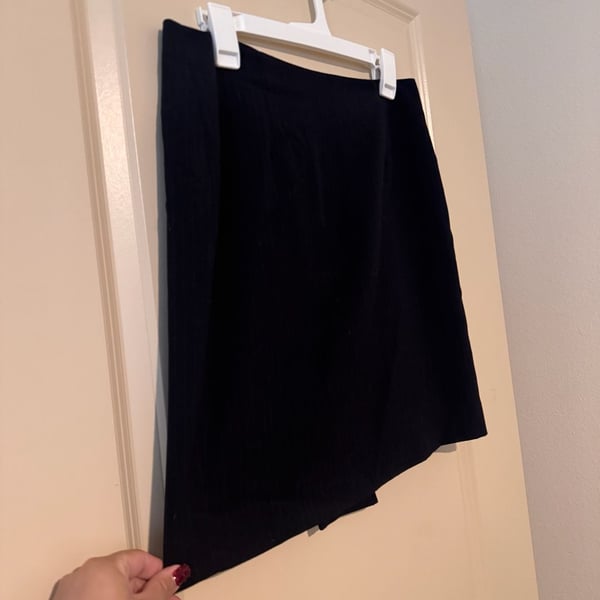 Banana Republic Navy Blue Pinstripe Skirt Size 6