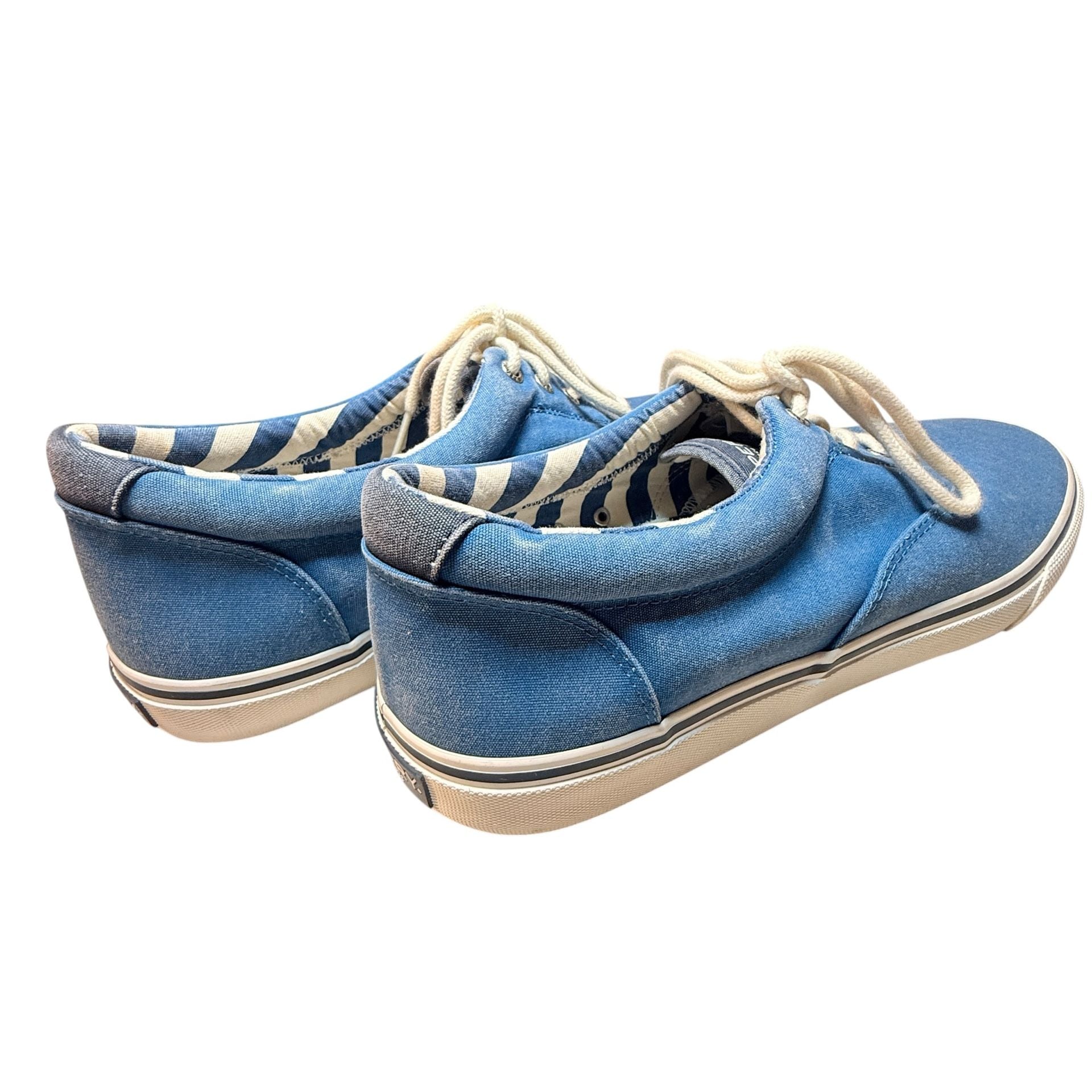 Sperry Top-Sider Striper II CVO Sneakers Blue Canvas Size 13 7