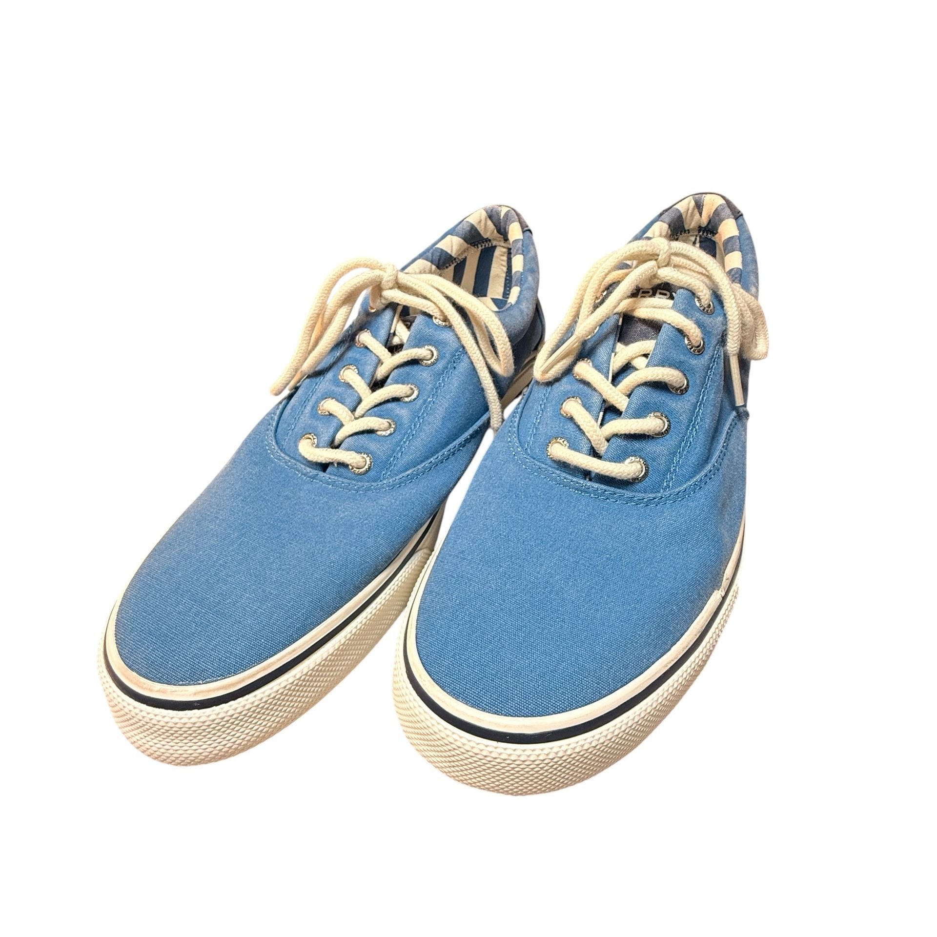 Sperry Top-Sider Striper II CVO Sneakers Blue Canvas Size 13 9