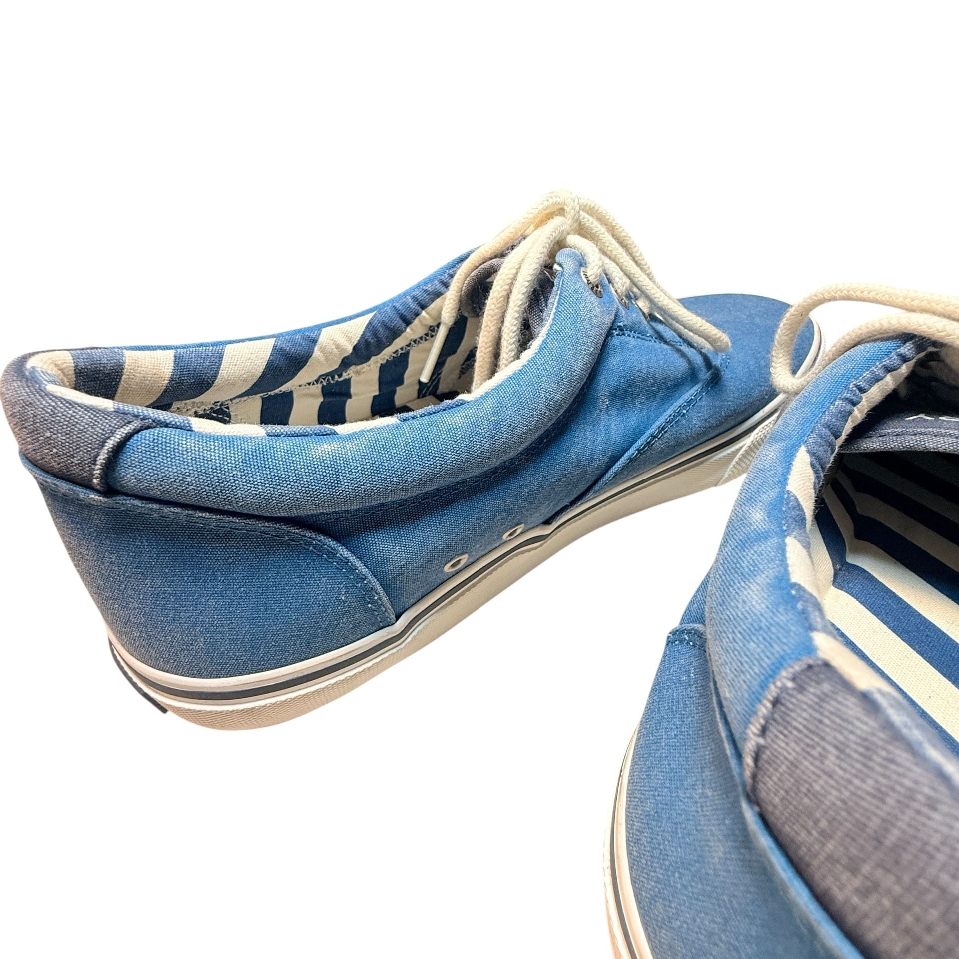 Sperry Top-Sider Striper II CVO Sneakers Blue Canvas Size 13 11