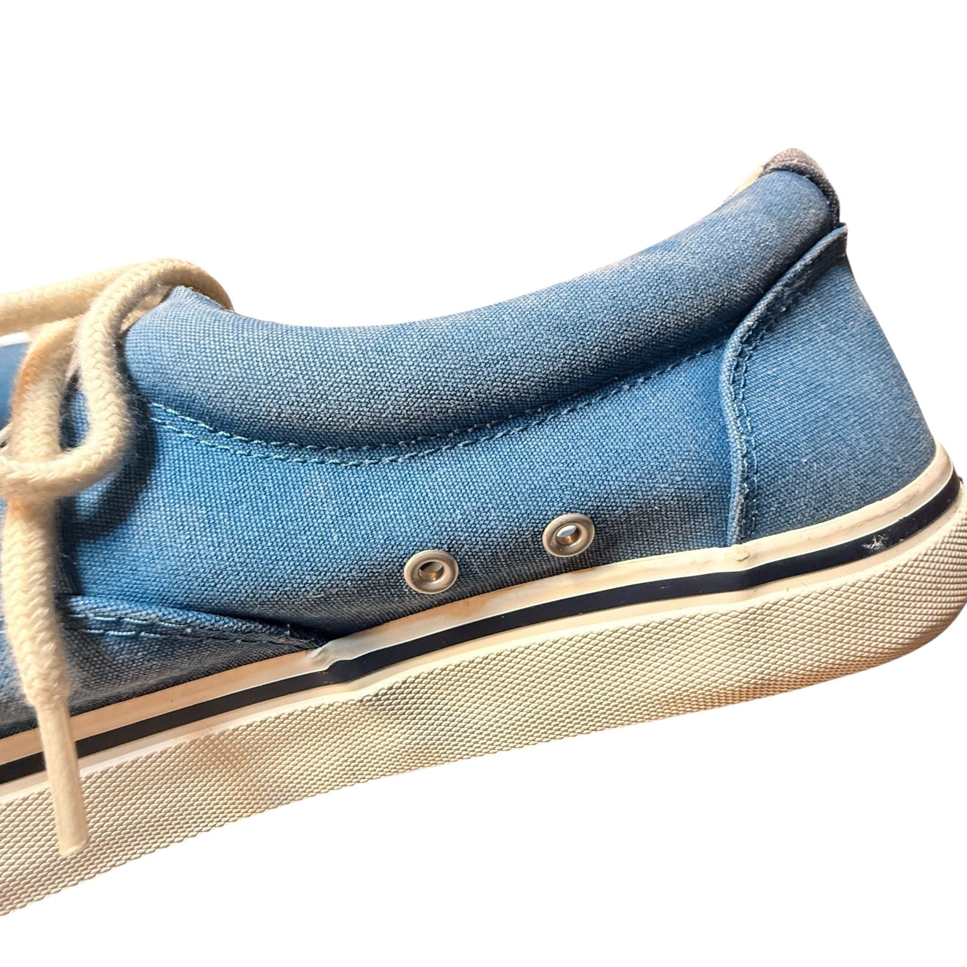 Sperry Top-Sider Striper II CVO Sneakers Blue Canvas Size 13 12