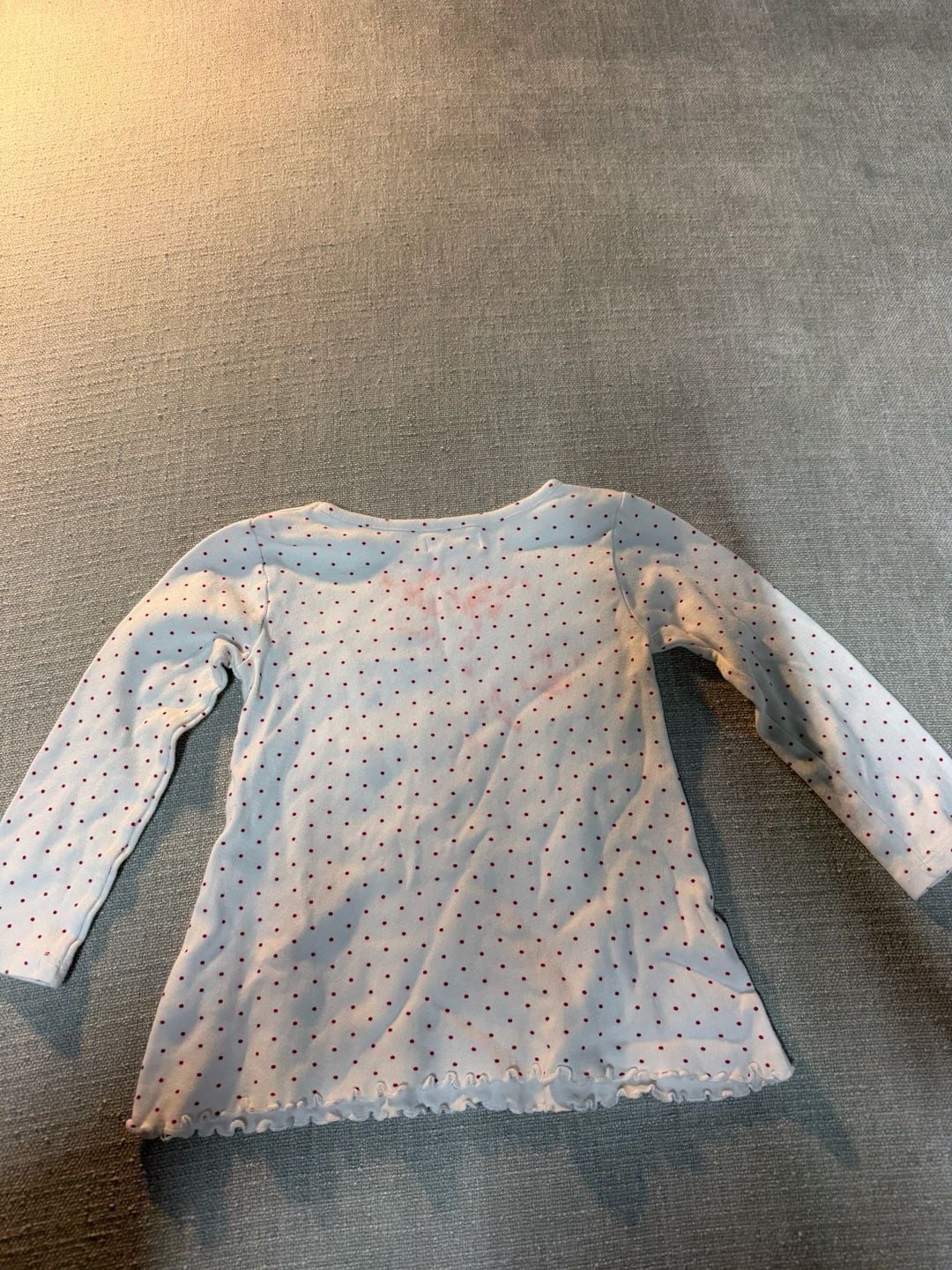 Mudpie Very Merry Polka Dot Long Sleeve Top Medium (24M-2T/3T) 4