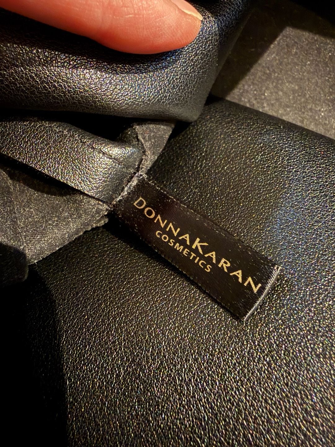 Donna Karan Black Two Tone Leather Suede Tote Bag 5