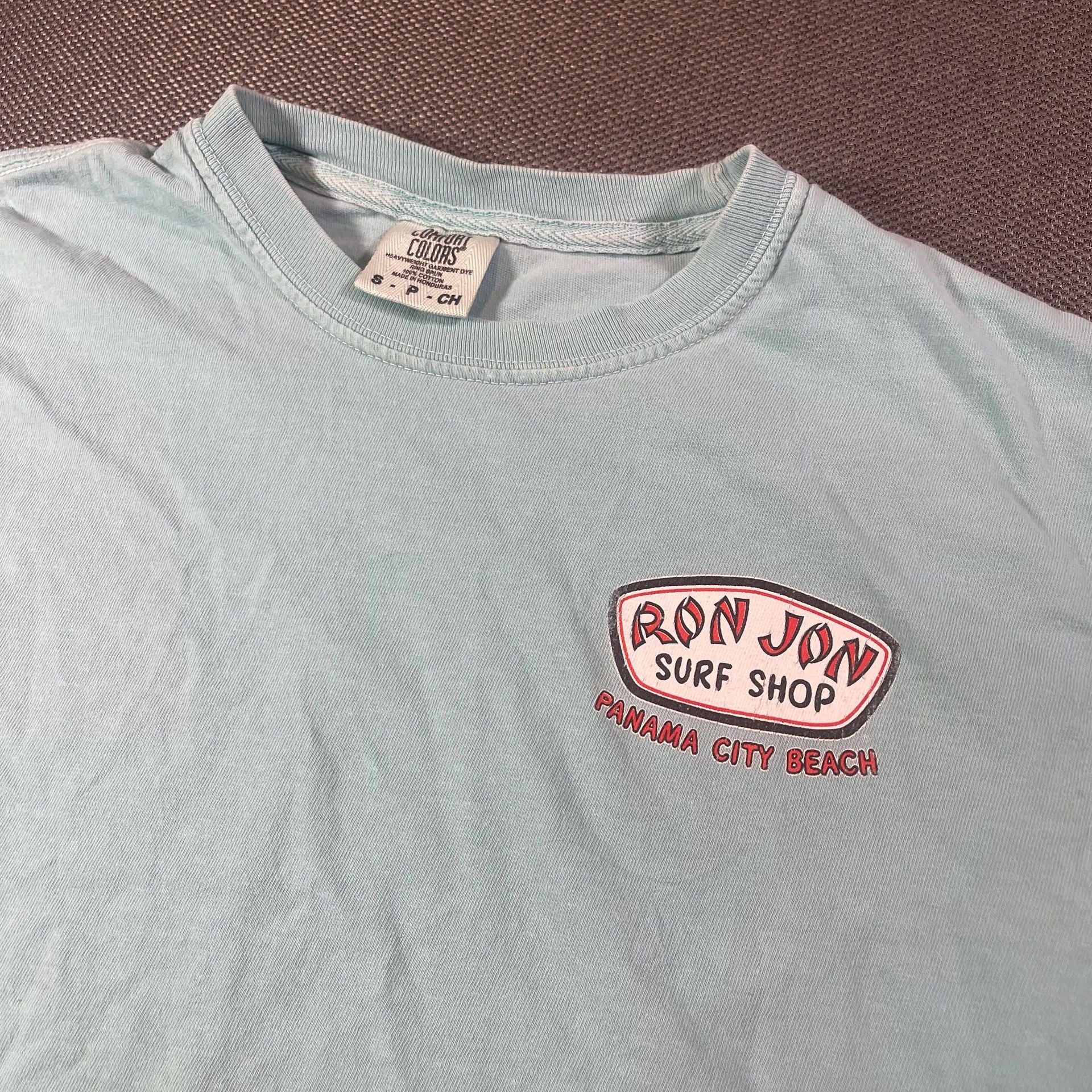 Comfort Colors Ron Jon Surf Shop Panama City Beach T-Shirt Size S 2