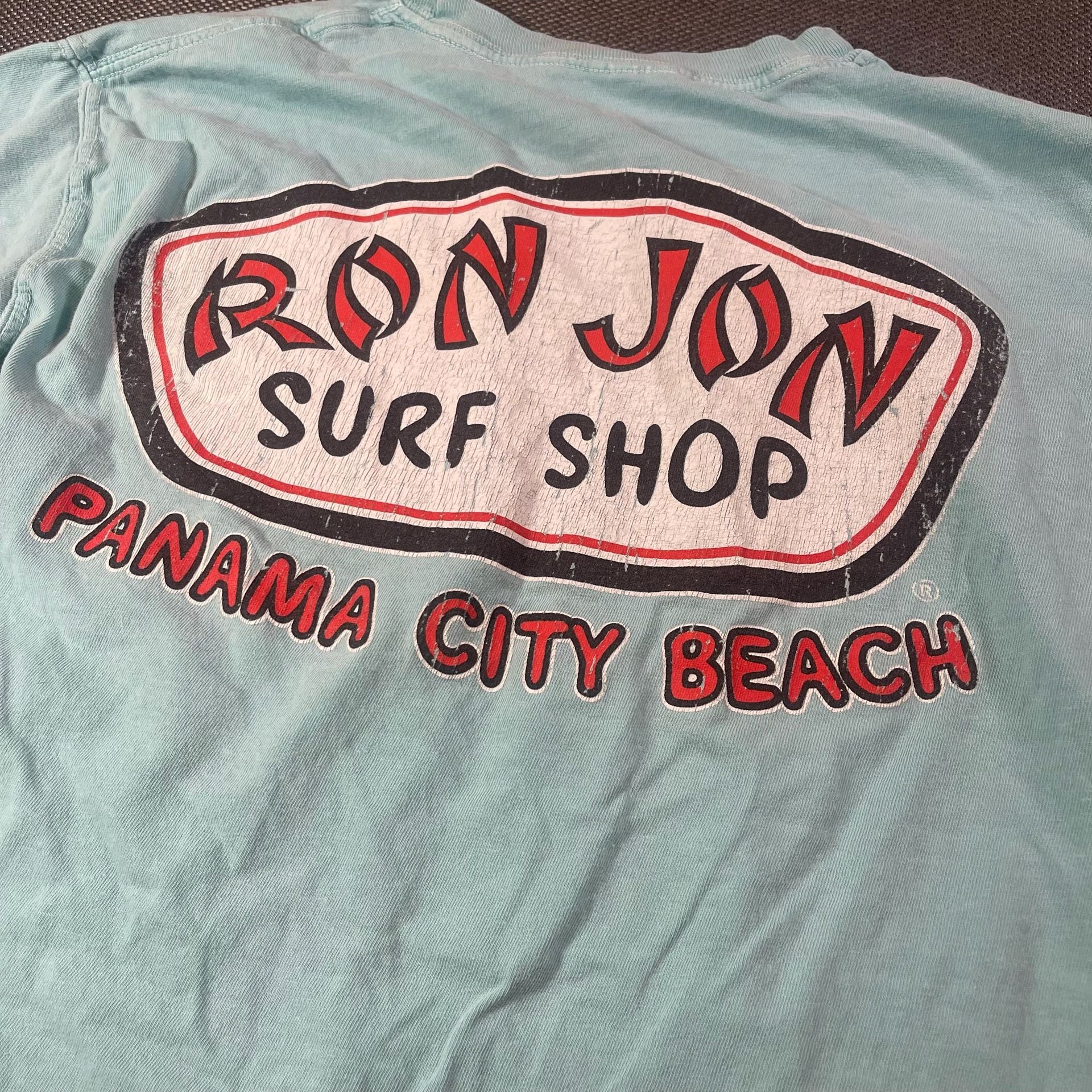 Comfort Colors Ron Jon Surf Shop Panama City Beach T-Shirt Size S 8