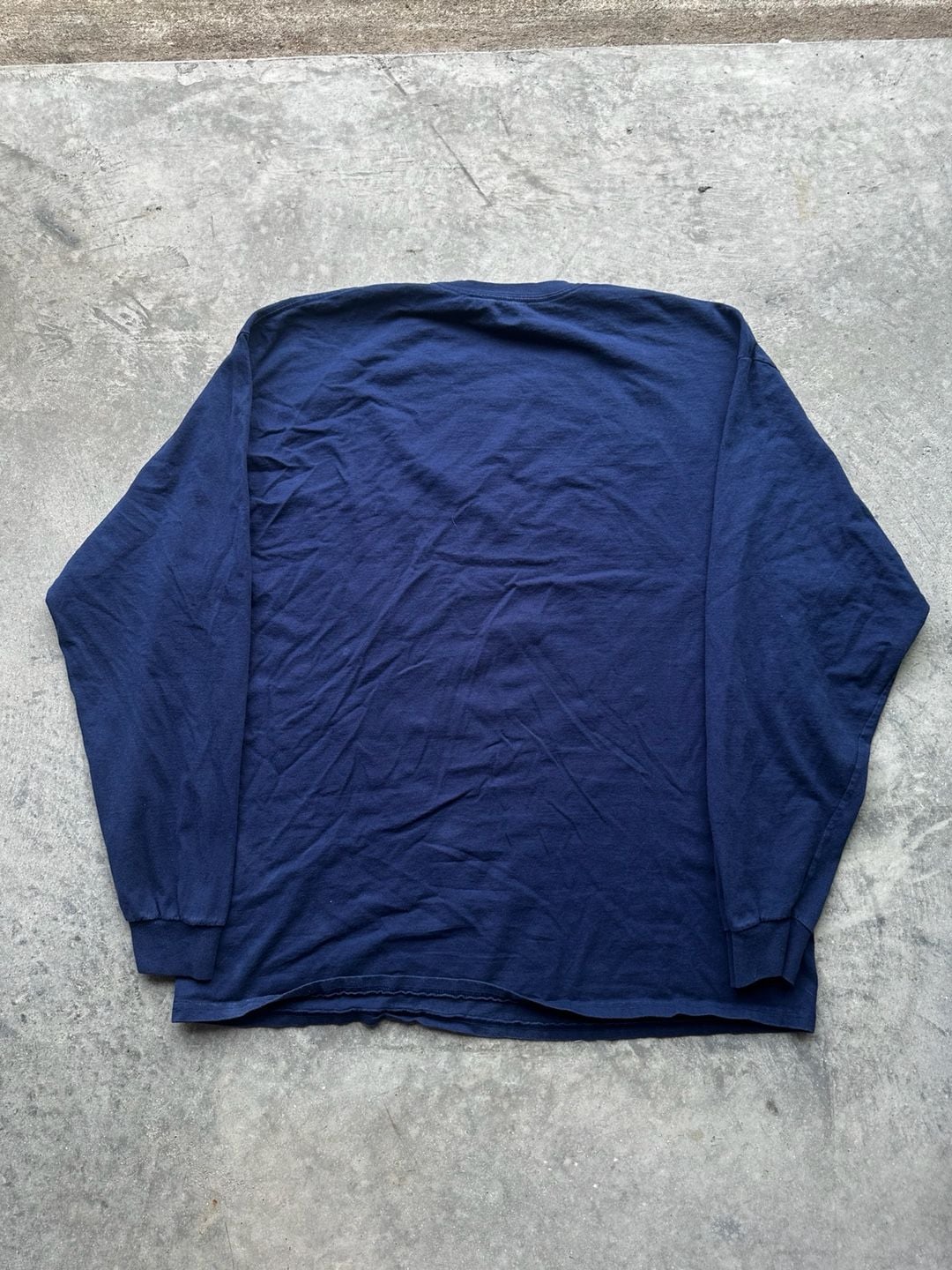 Hanes Illinois Fighting Illini Long Sleeve T-Shirt 2XL Navy Blue 3