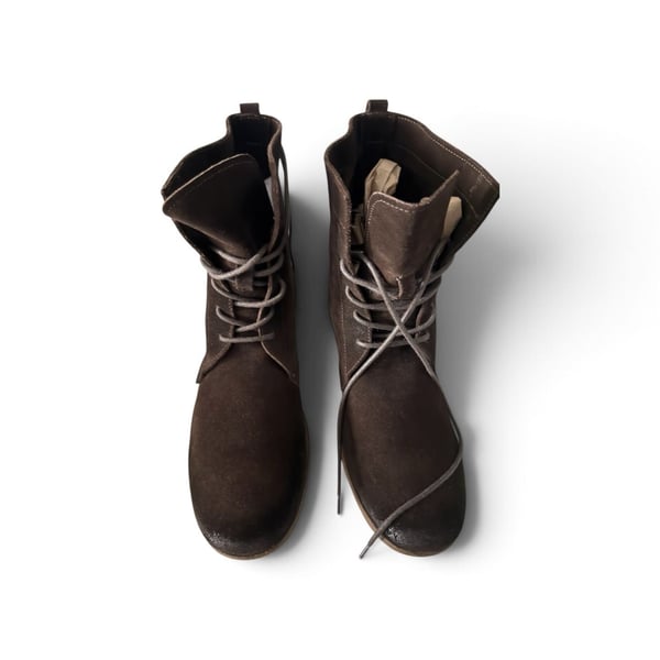 Blake's Brown Suede Lace-Up Ankle Boots Size 9
