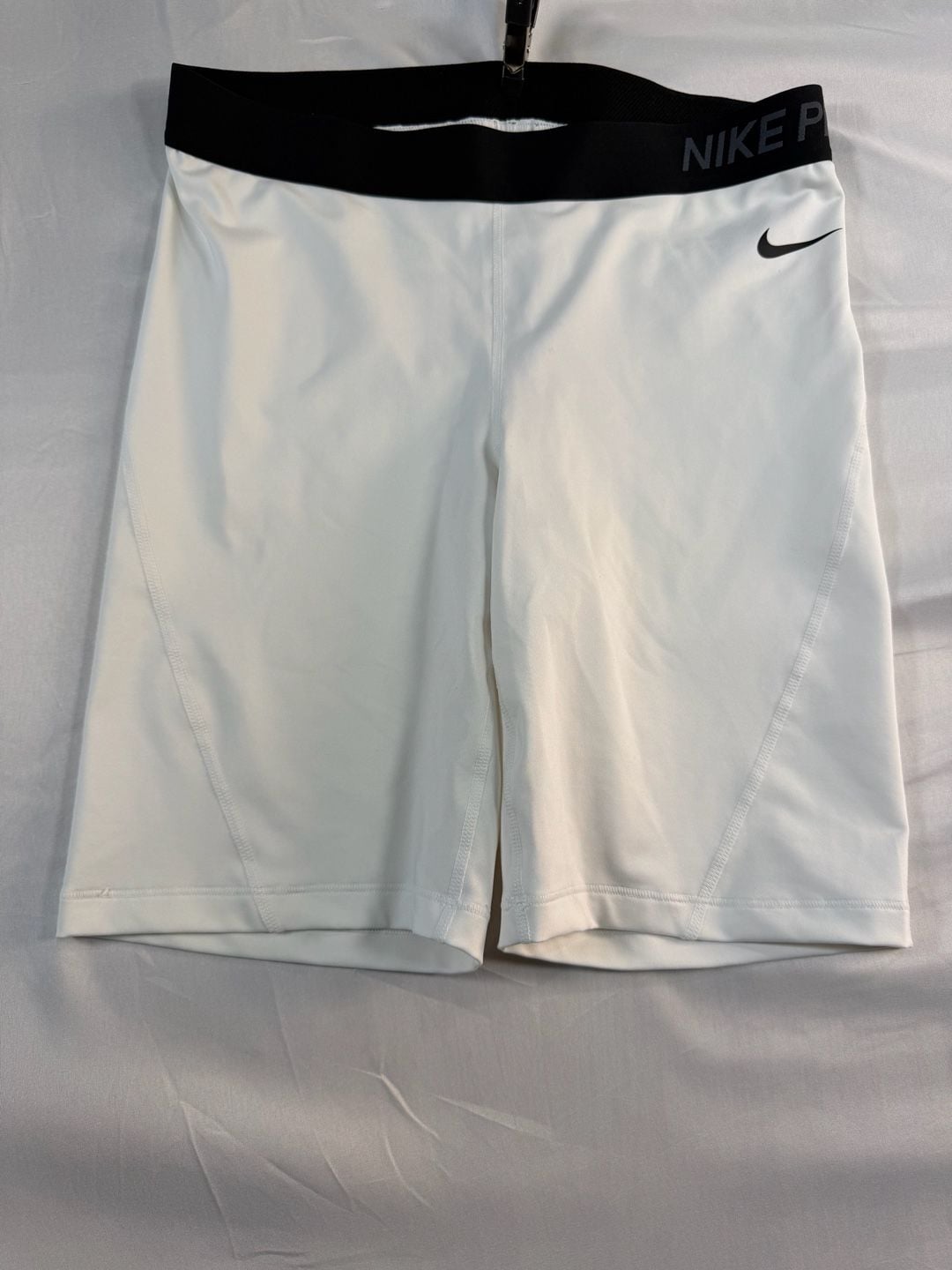 Nike Pro Compression Shorts Size L White Dri-FIT 2