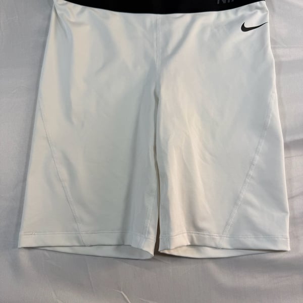 Nike Pro Compression Shorts Size L White Dri-FIT