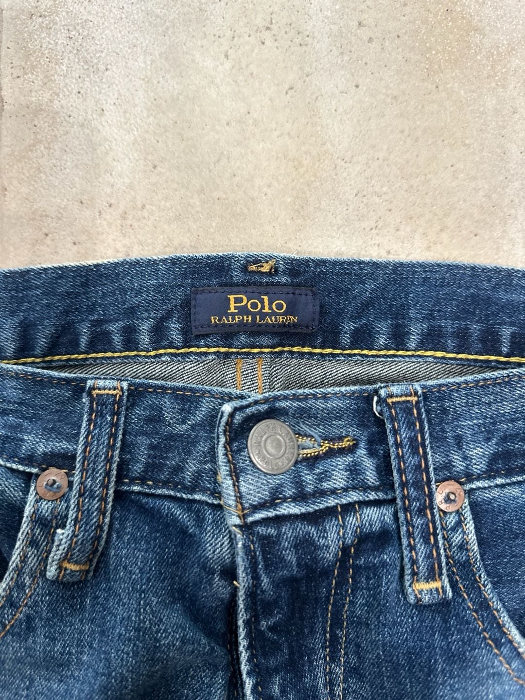 Polo Ralph Lauren Warick Slim Straight Jeans 33x30 Blue Denim 3
