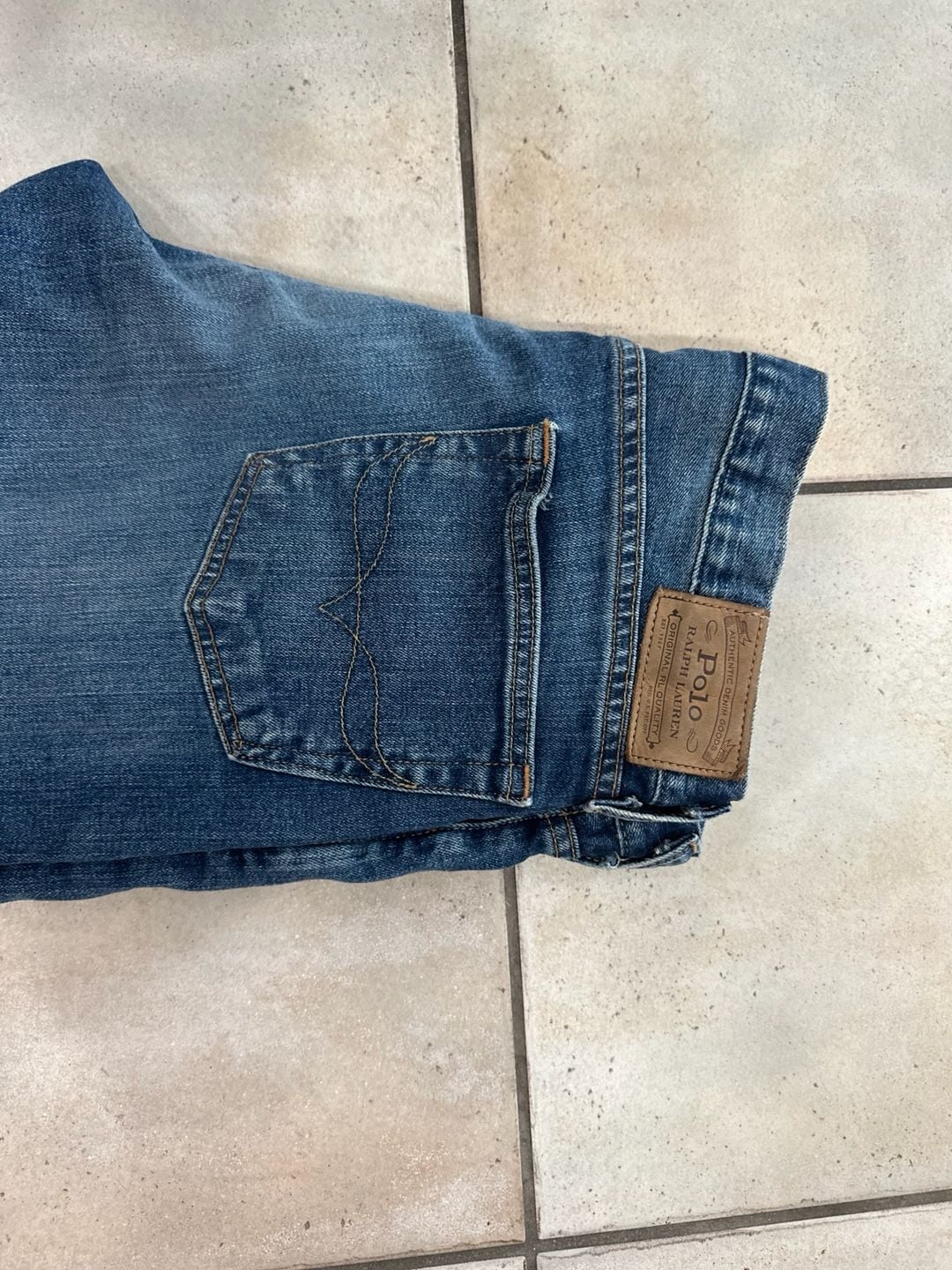 Polo Ralph Lauren Warick Slim Straight Jeans 33x30 Blue Denim 4