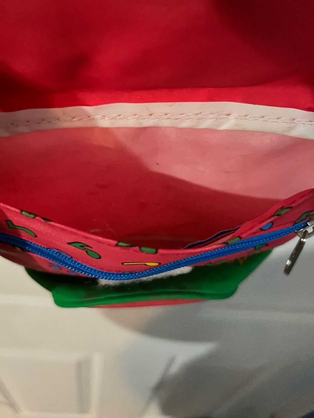 Vintage 1992 Barney & Baby Bop Shoulder Bag Red Green Blue 5