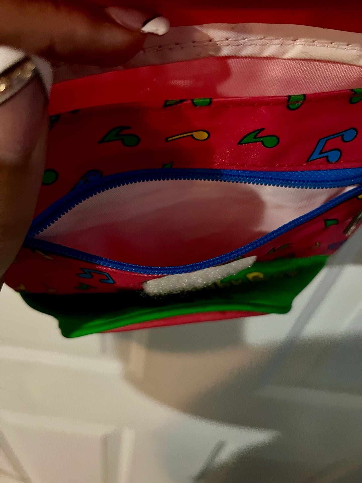 Vintage 1992 Barney & Baby Bop Shoulder Bag Red Green Blue 6
