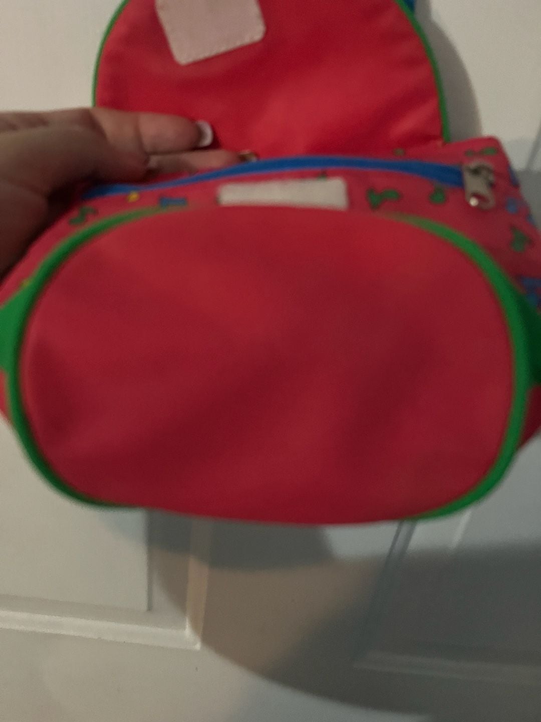 Vintage 1992 Barney & Baby Bop Shoulder Bag Red Green Blue 7