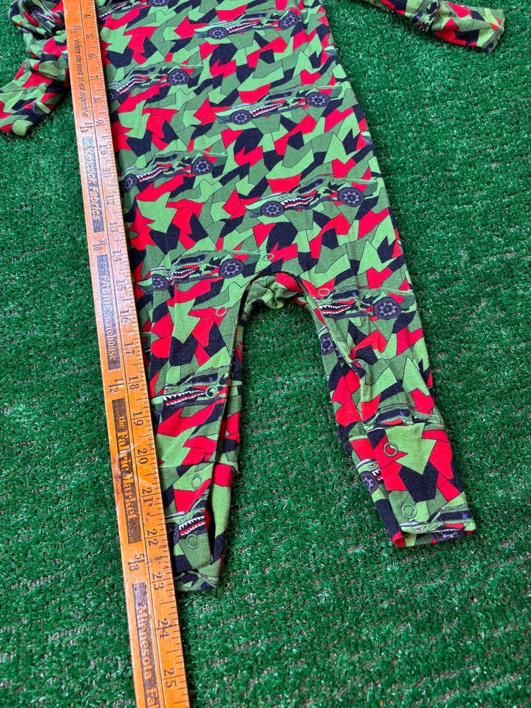 Posh Peanut Hot Wheels Muscle Bound Romper Size 12-18 Months 8