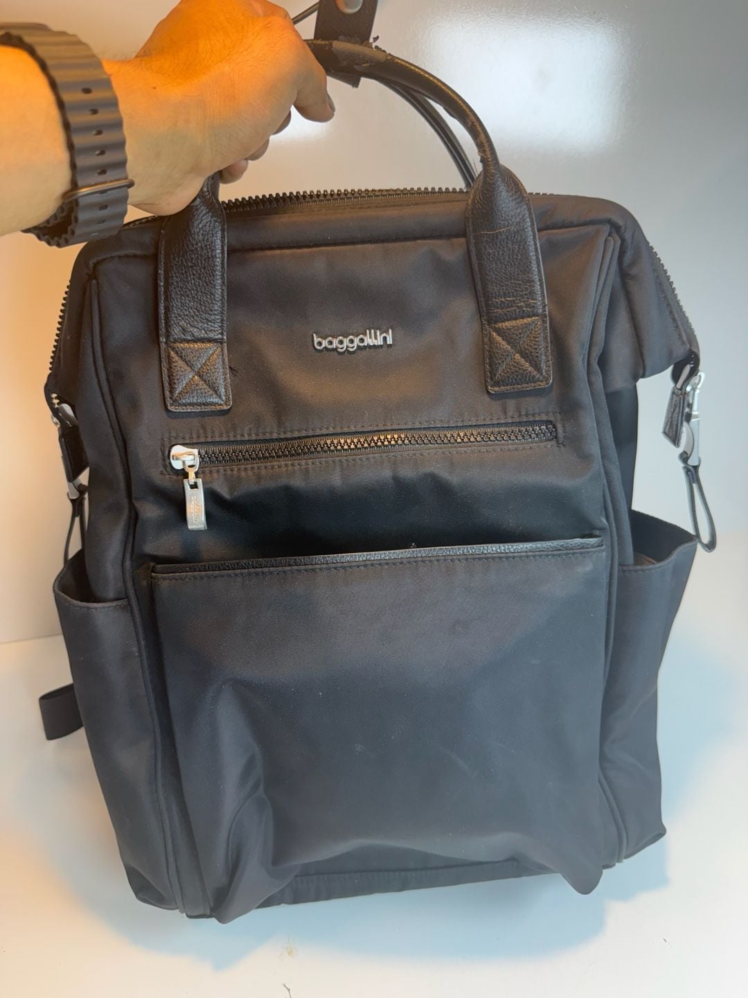 Baggallini Soho Backpack Black Nylon 2