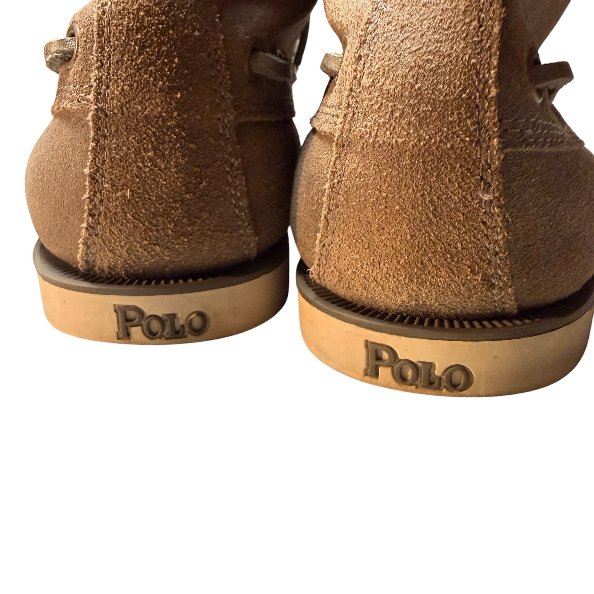 Polo Ralph Lauren Basildon Boots Size 11 D Brown Suede 12