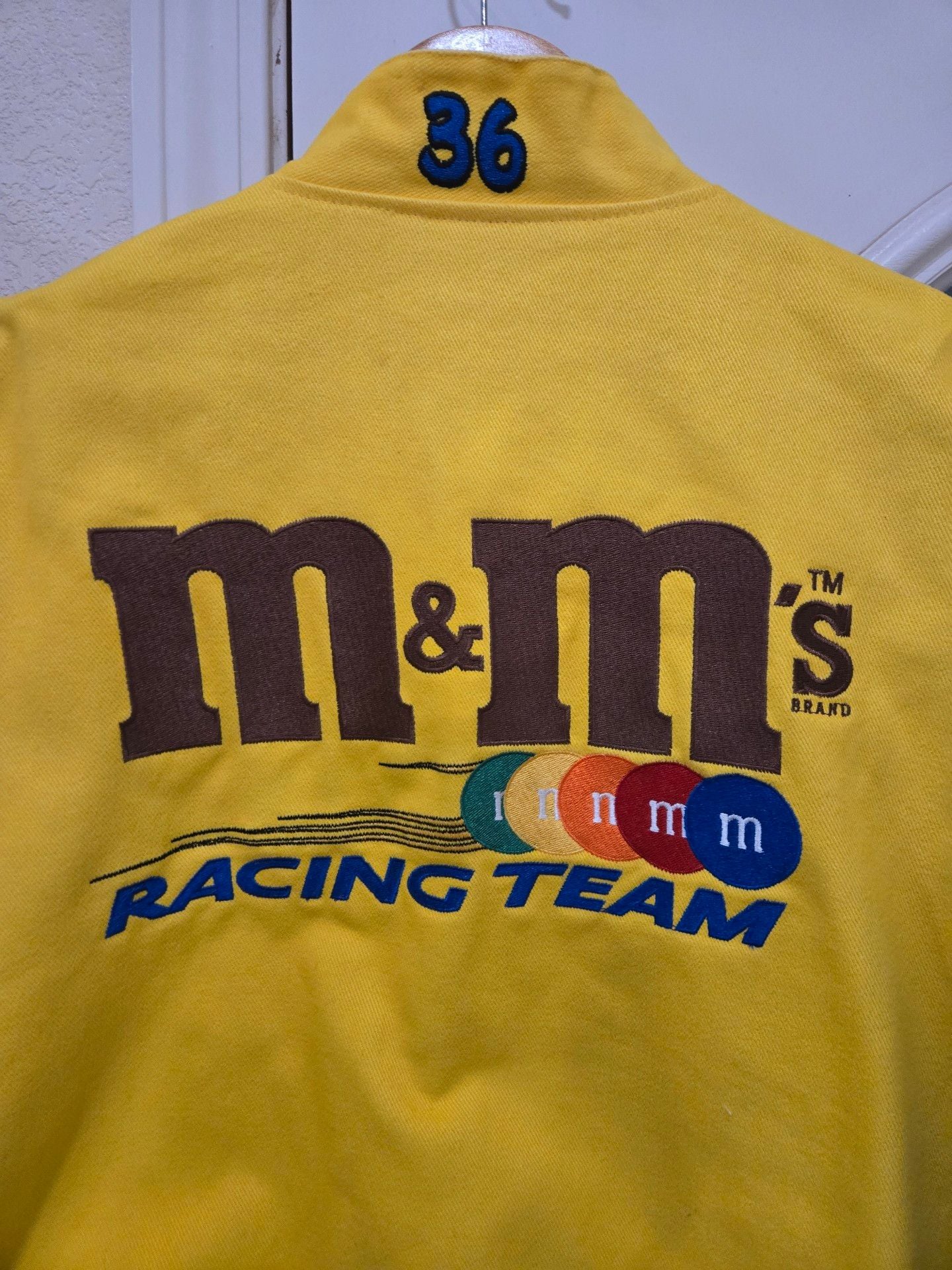 JH Design NASCAR 2000 M&M's Racing Jacket Size L Ken Schrader 5