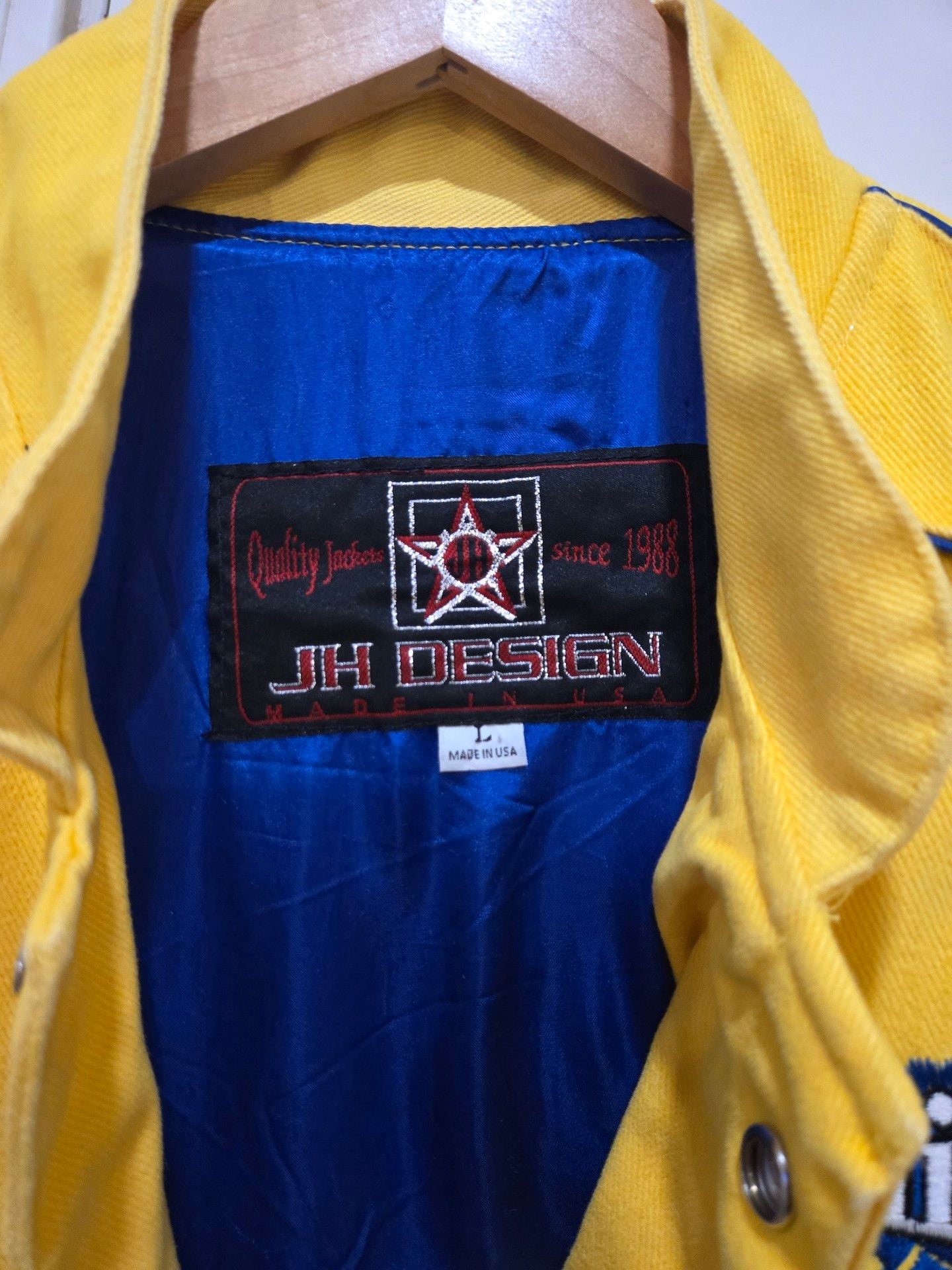 JH Design NASCAR 2000 M&M's Racing Jacket Size L Ken Schrader 8
