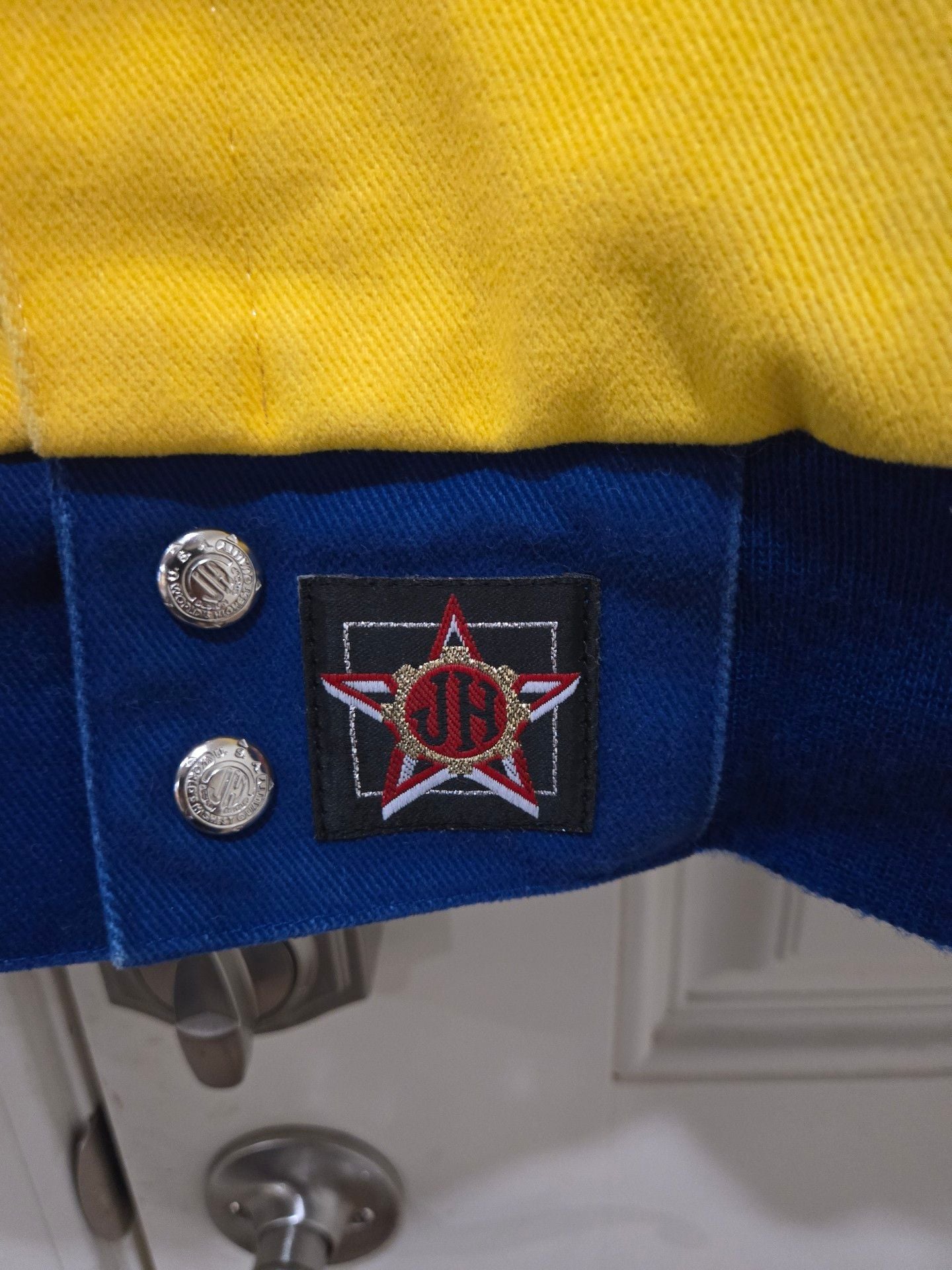 JH Design NASCAR 2000 M&M's Racing Jacket Size L Ken Schrader 9