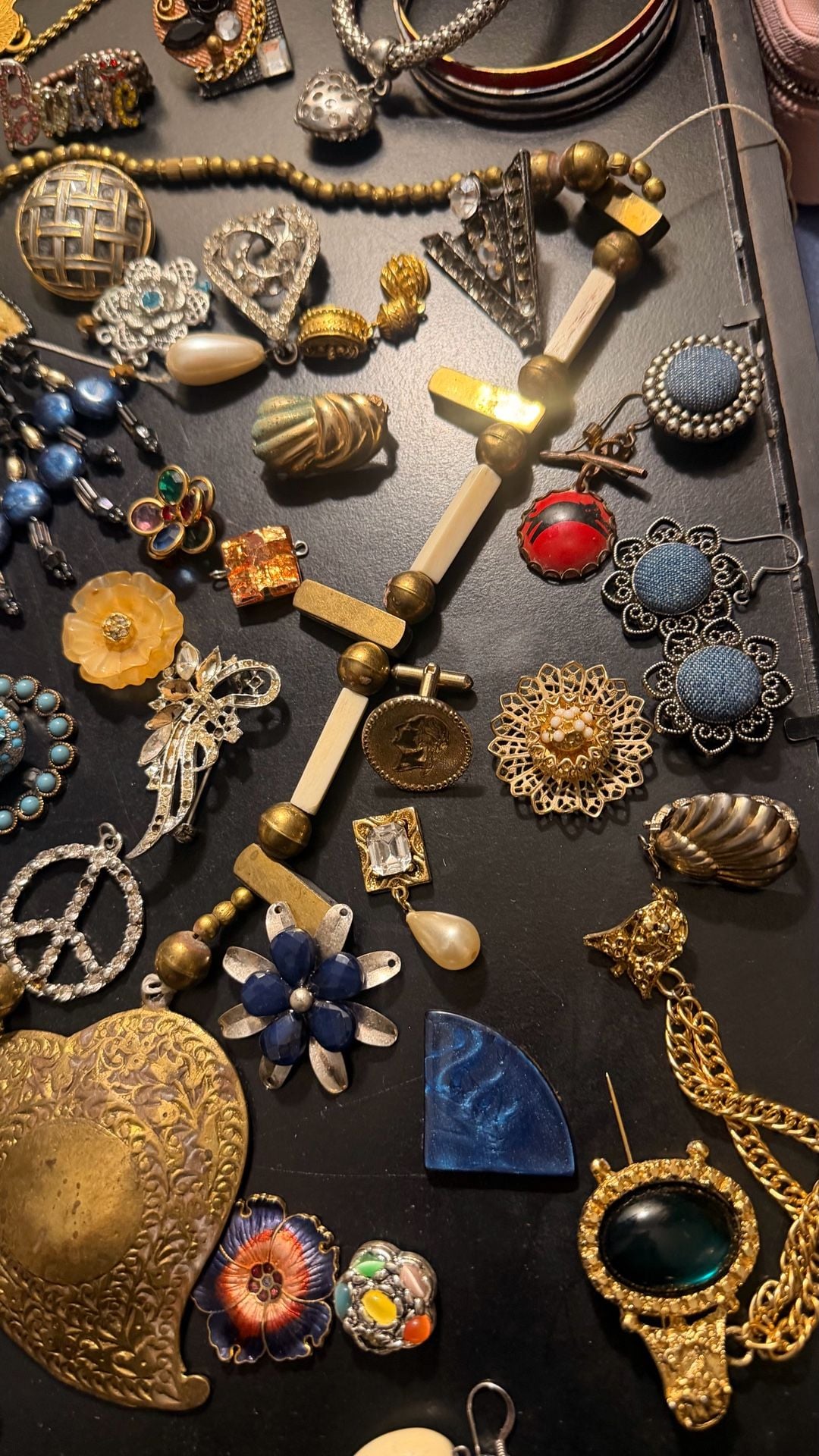 Vintage Costume Jewelry Craft Lot  7