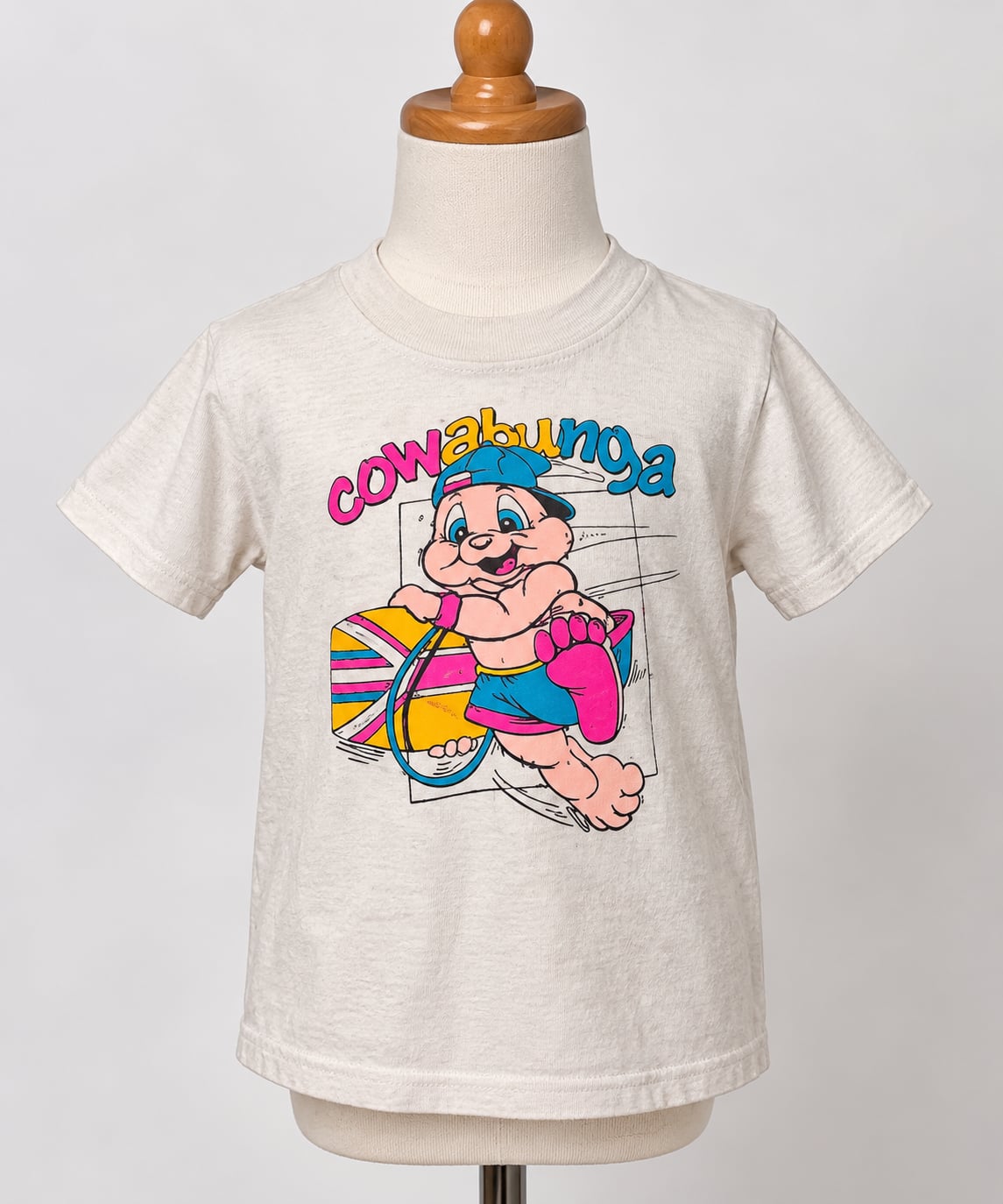 Vintage Cross Gear Cowabunga Cartoon Graphic T-Shirt 2