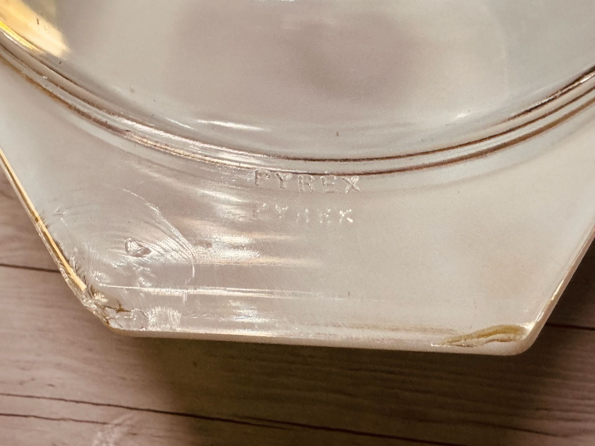 Vintage Pyrex Turquoise Snowflake Garland Casserole Dish with Glass Lid 2.5 Qt 6