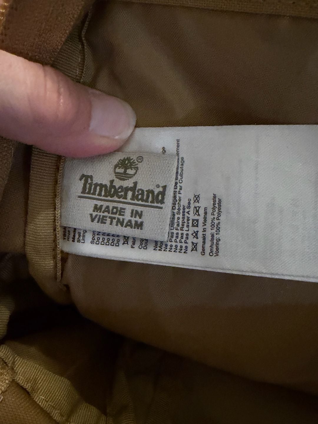 Timberland Thayer Backpack Wheat Brown Logo 5