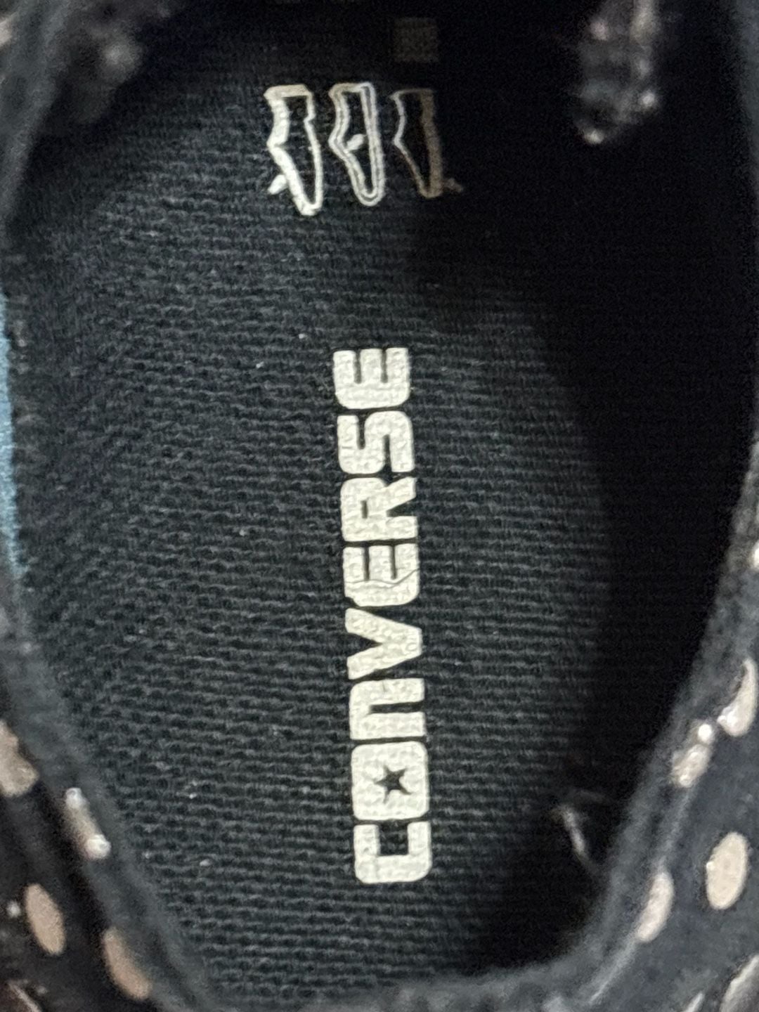 Converse Chuck Taylor kids All Star Polka Dot Ox Sneakers sz5 10
