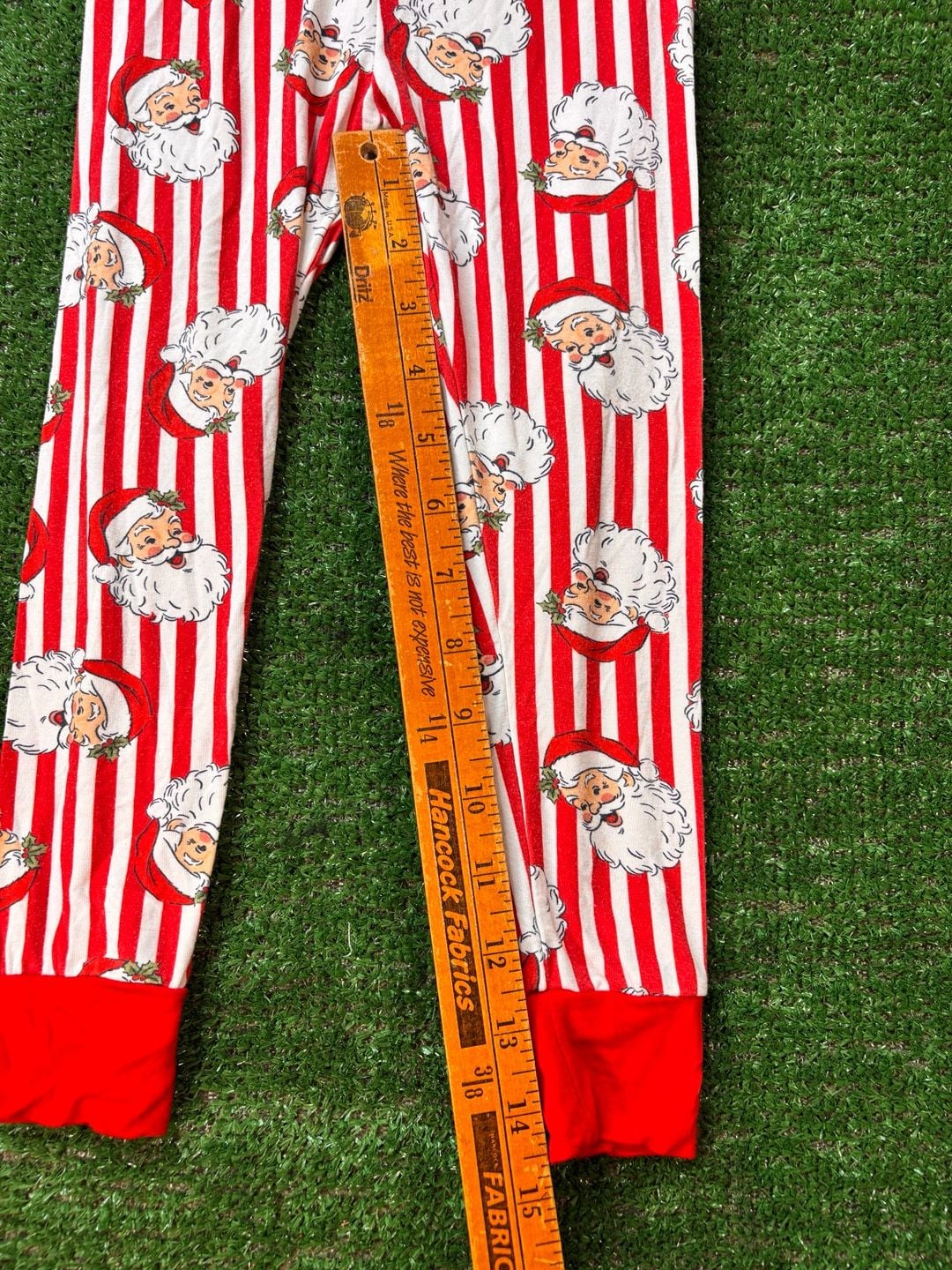 Caden Lane Santa Claus Lane Pajama Top Size 3T Christmas Stripe 10