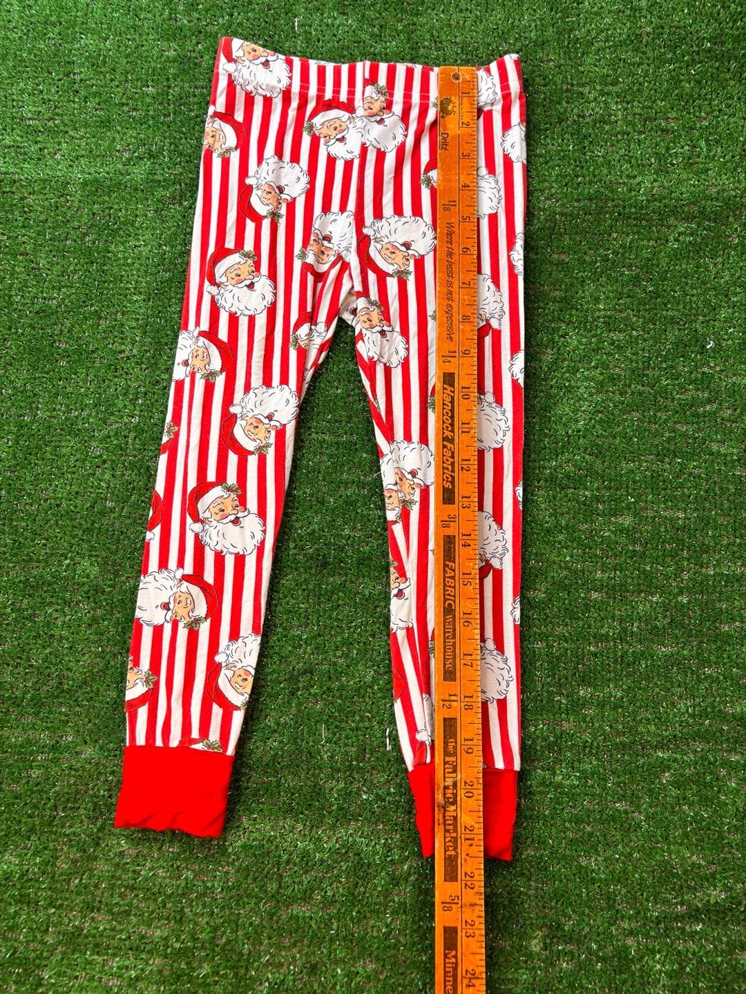 Caden Lane Santa Claus Lane Pajama Top Size 3T Christmas Stripe 11
