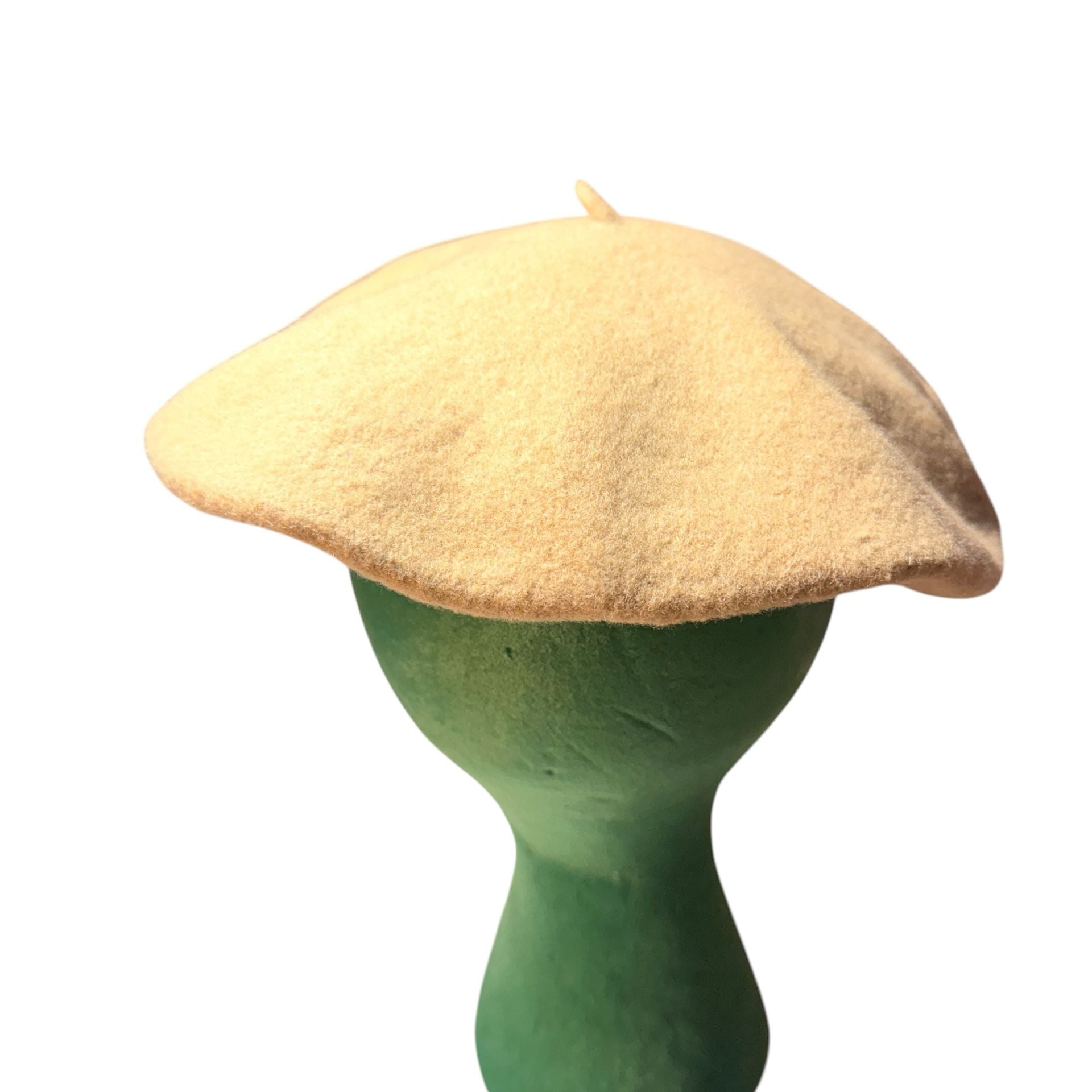 Dorfman Pacific Co. Beret Hat Ivory Wool One Size 6