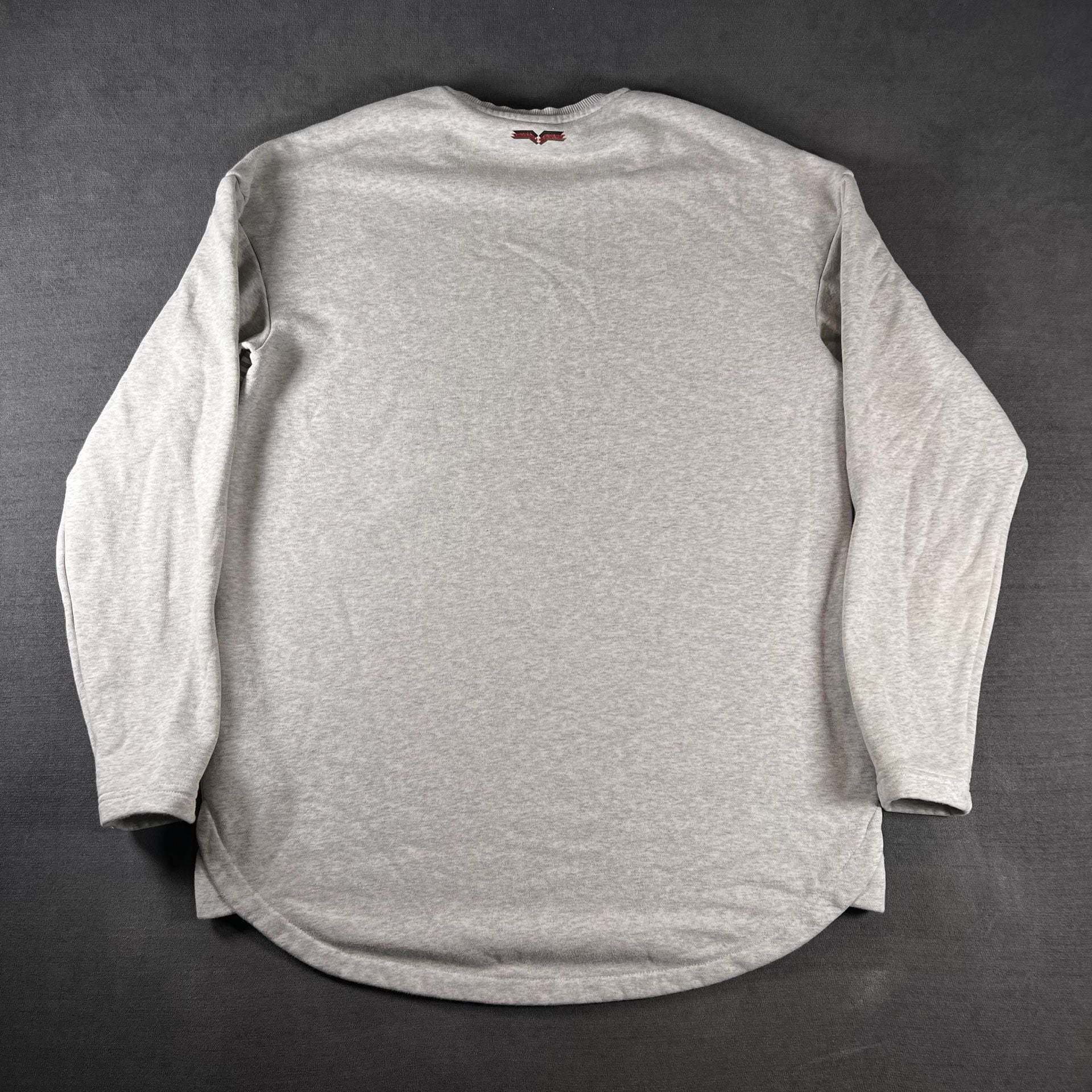 Adidas x Germany DFB Pullover Gray Embroidered Crewneck Pullover Size Medium 7