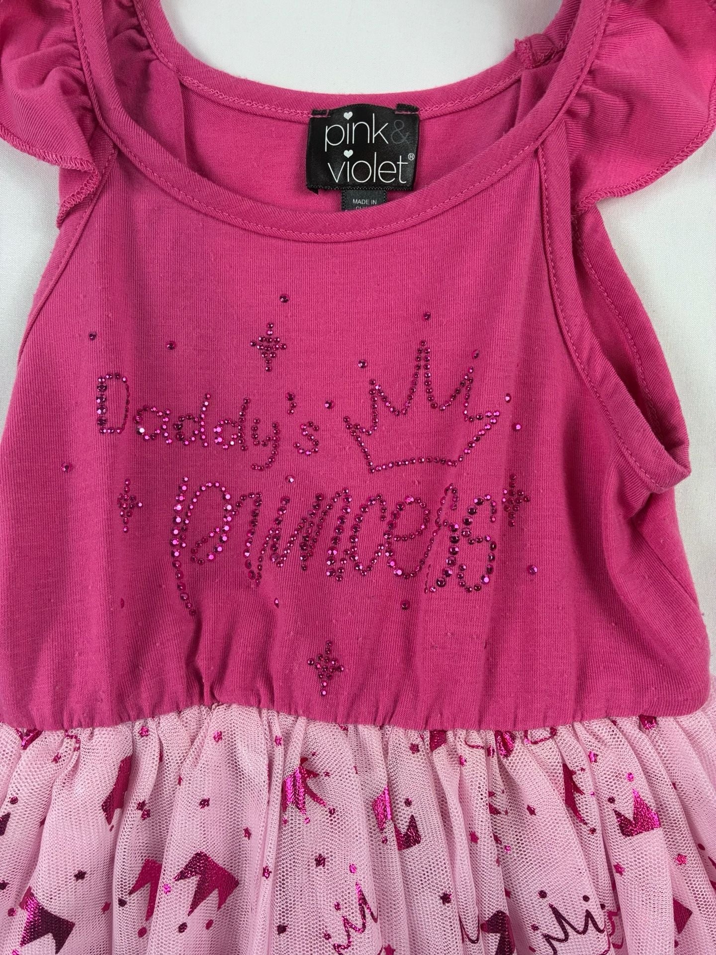 Pink & Violet Tutu Dress Pink 2
