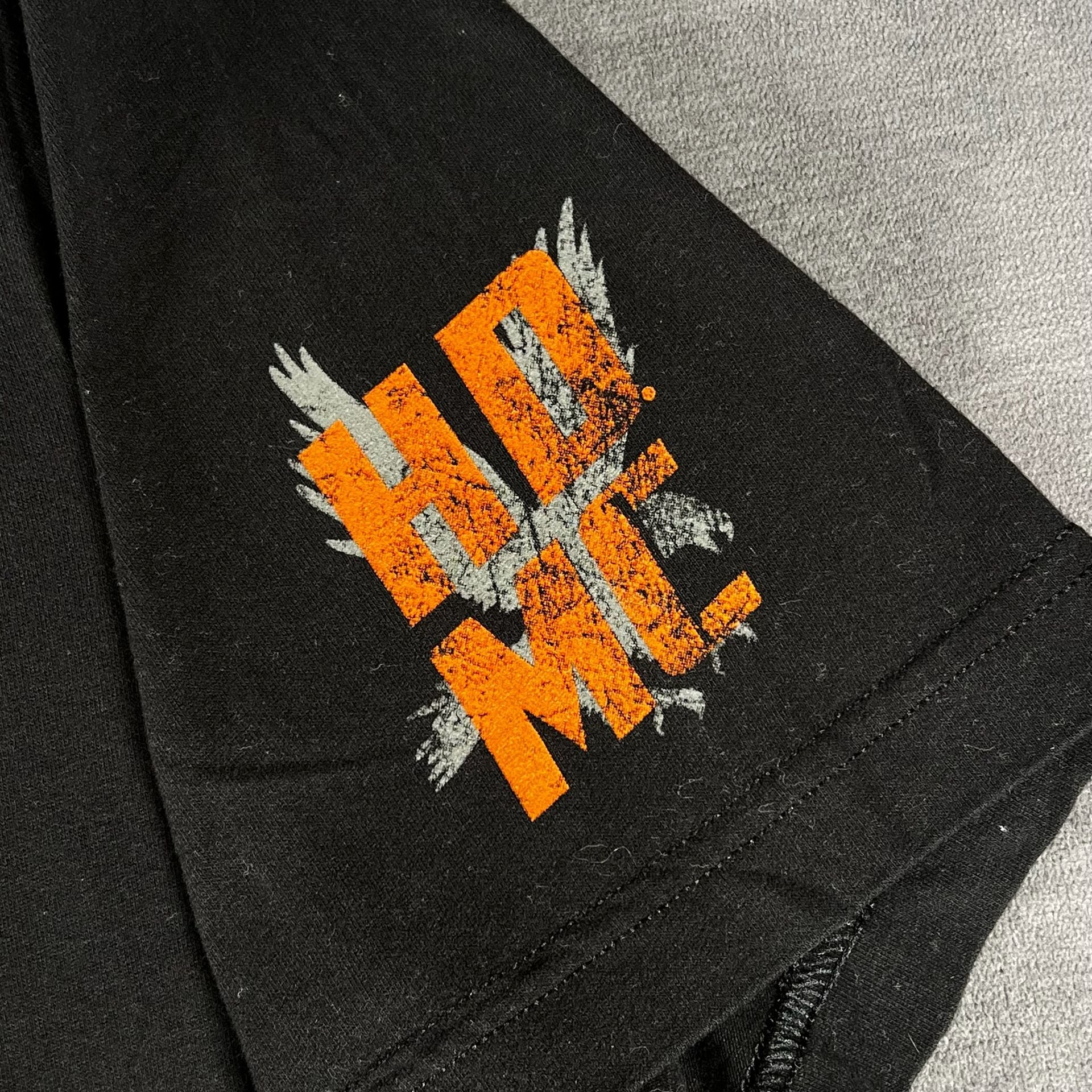 2015 Harley Davidson HDMC Eagle Black Graphic T-Shirt Size Large 4