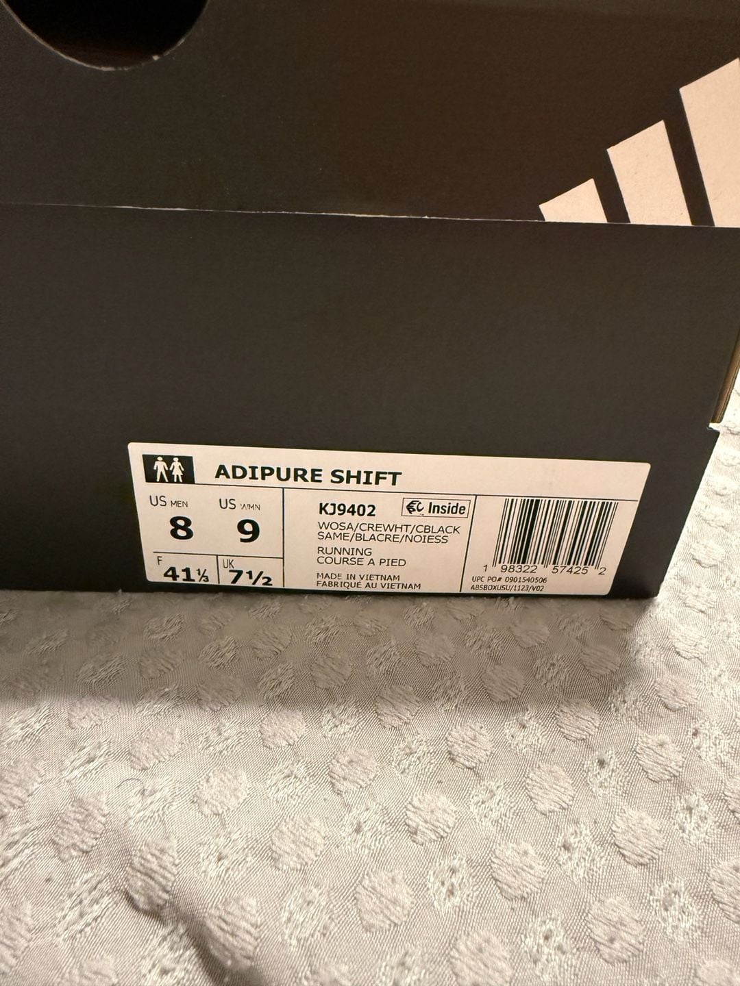 Adidas Adipure Shift Running Shoes Size 8 Mens Blue Green Black New 8